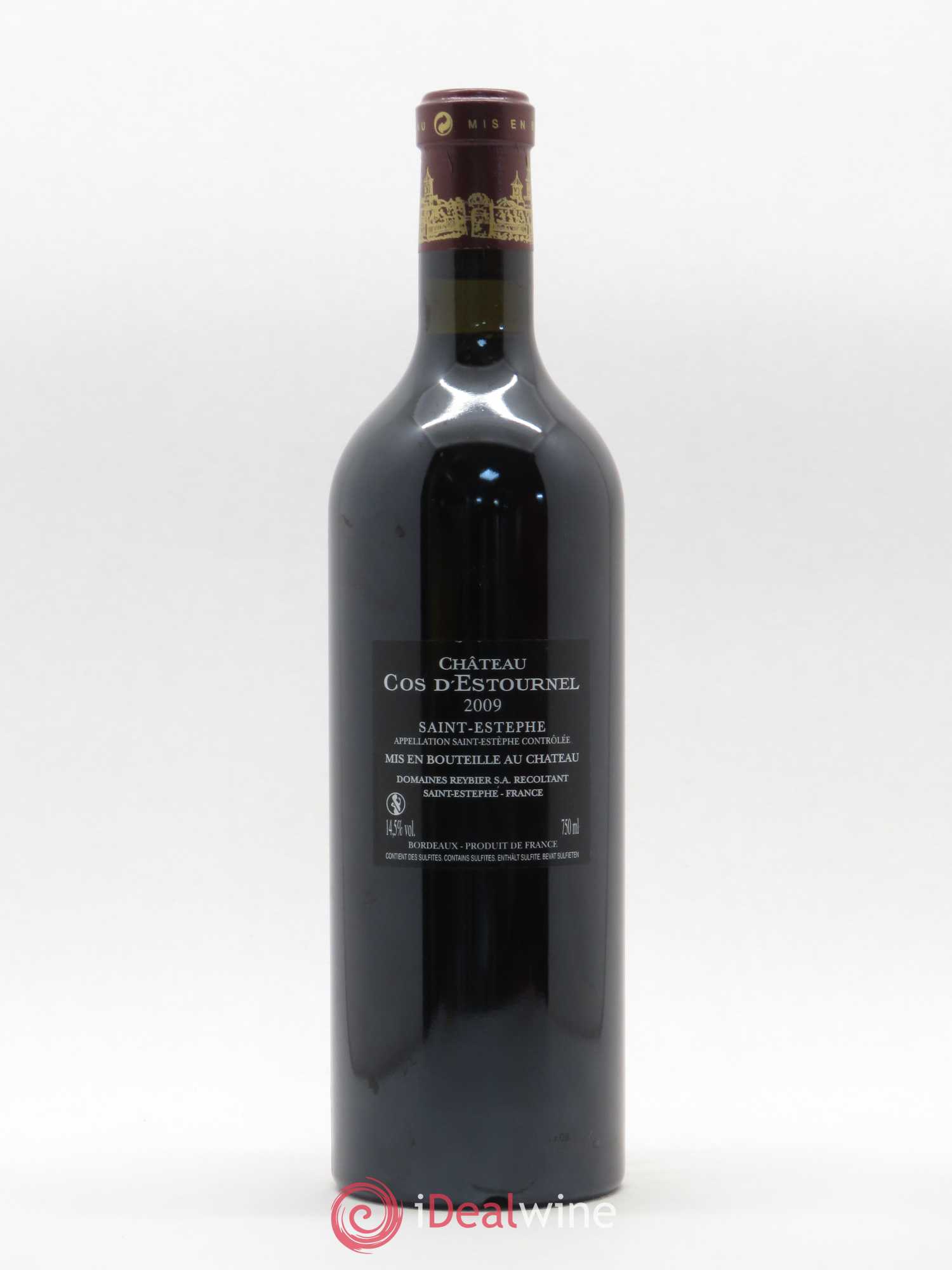 Cos d'Estournel 2ème Grand Cru Classé 2009 - Lot de 1 bouteille - 1