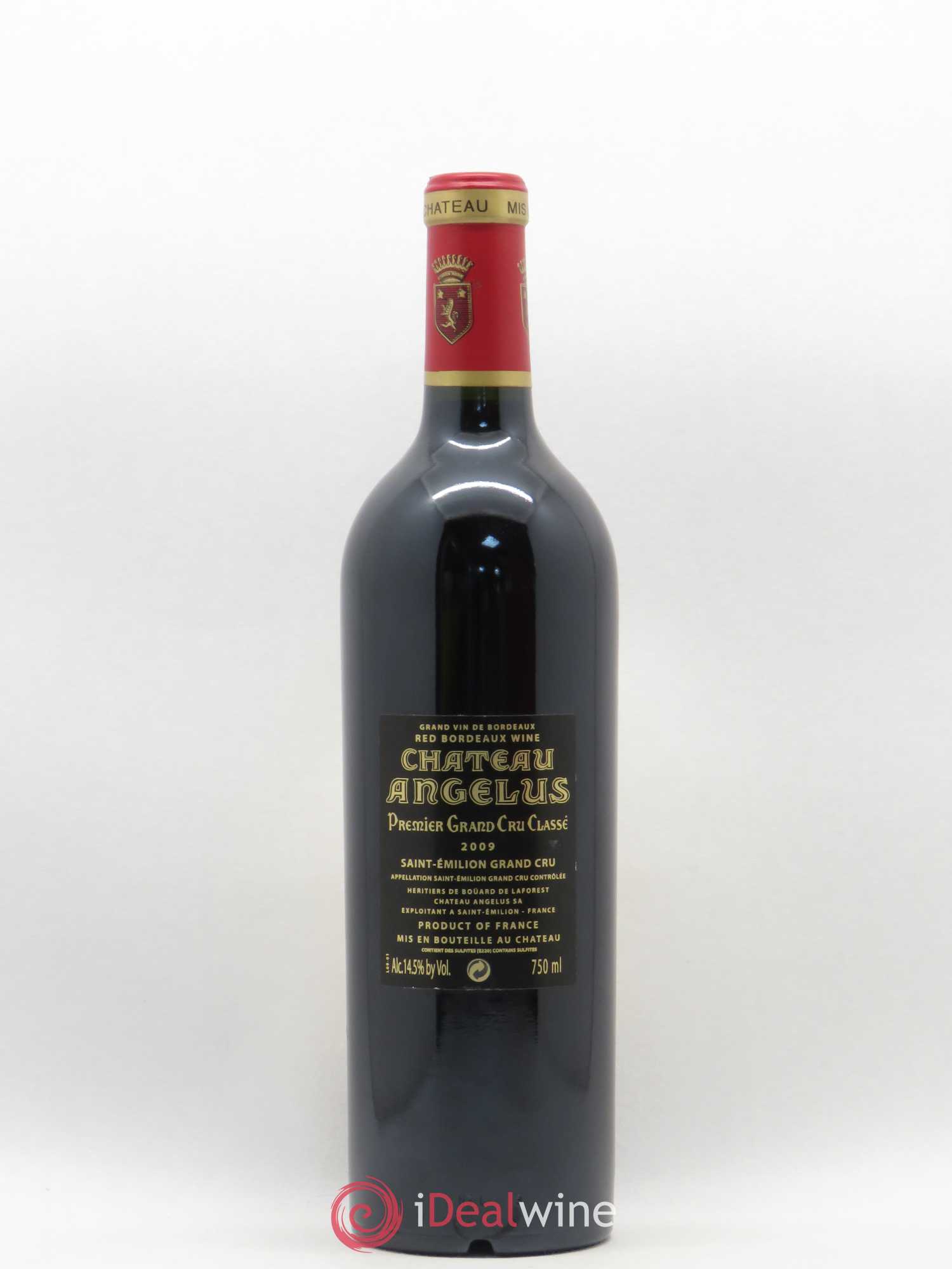 Château Angélus 1er Grand Cru Classé A 2009 - Lot de 1 bouteille - 1