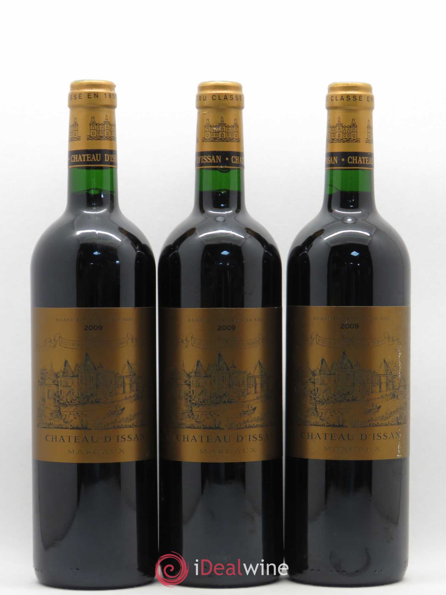 Château d'Issan 3ème Grand Cru Classé 2009 - Lot de 3 bouteilles - 0