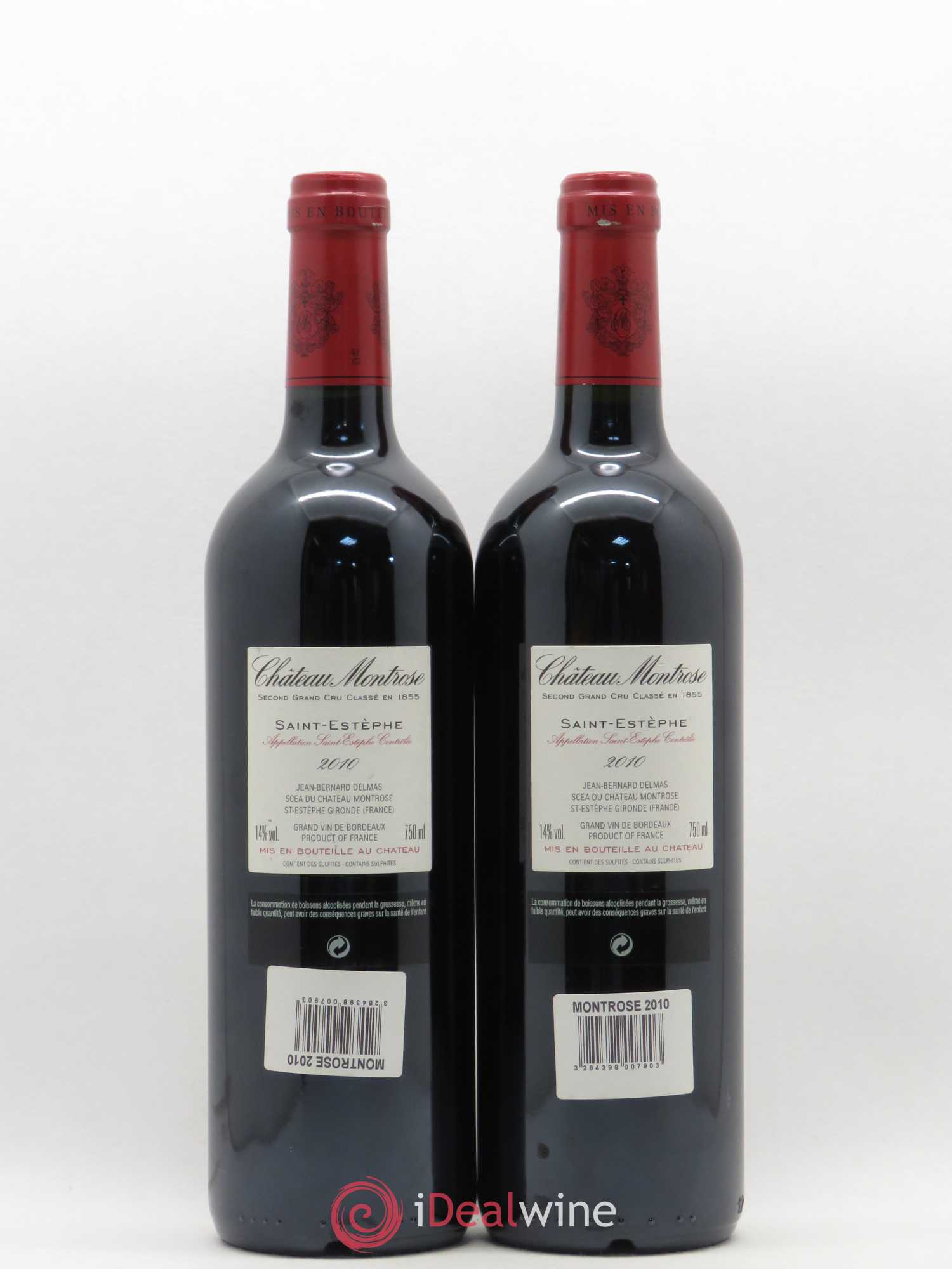 Château Montrose 2ème Grand Cru Classé 2010 - Lot de 2 bouteilles - 1