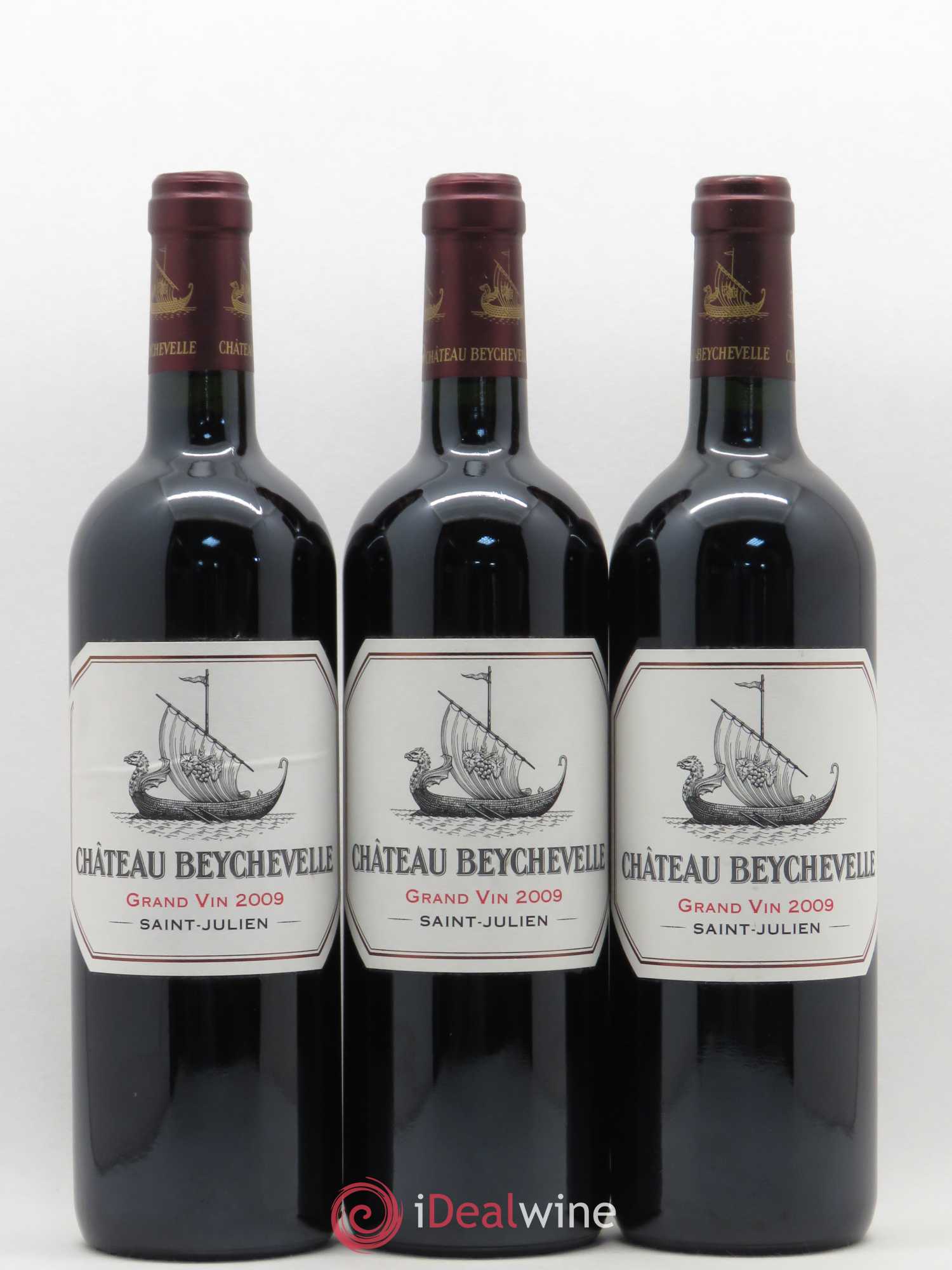 Château Beychevelle 4ème Grand Cru Classé 2009 - Lot de 3 bouteilles - 0