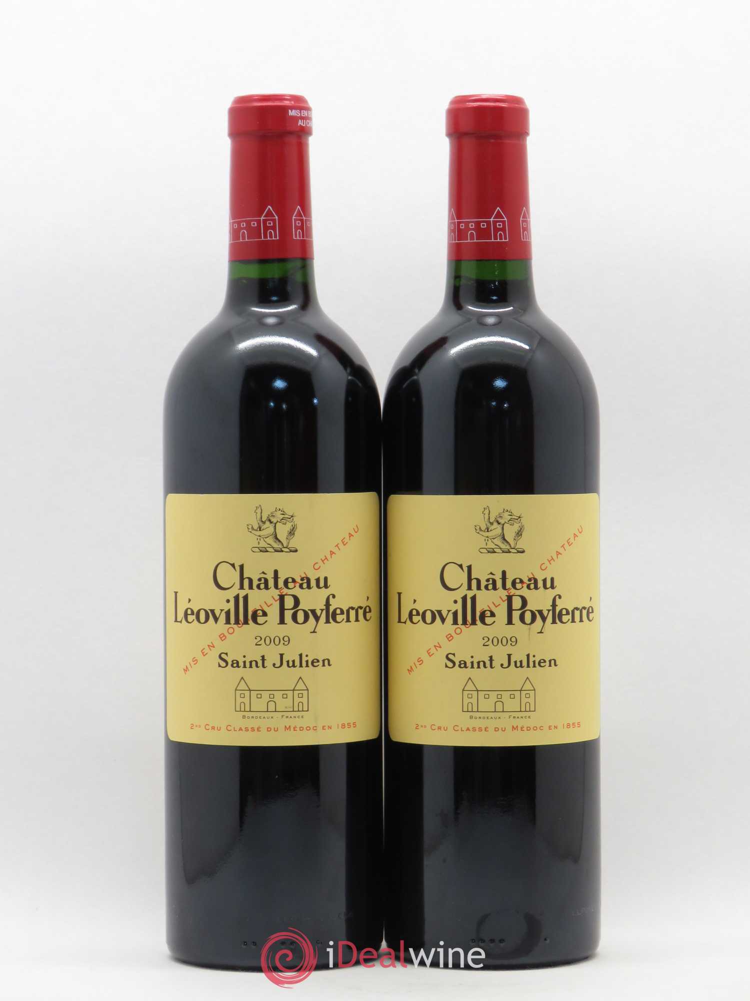Château Léoville Poyferré 2ème Grand Cru Classé 2009 - Lot de 2 bouteilles - 0