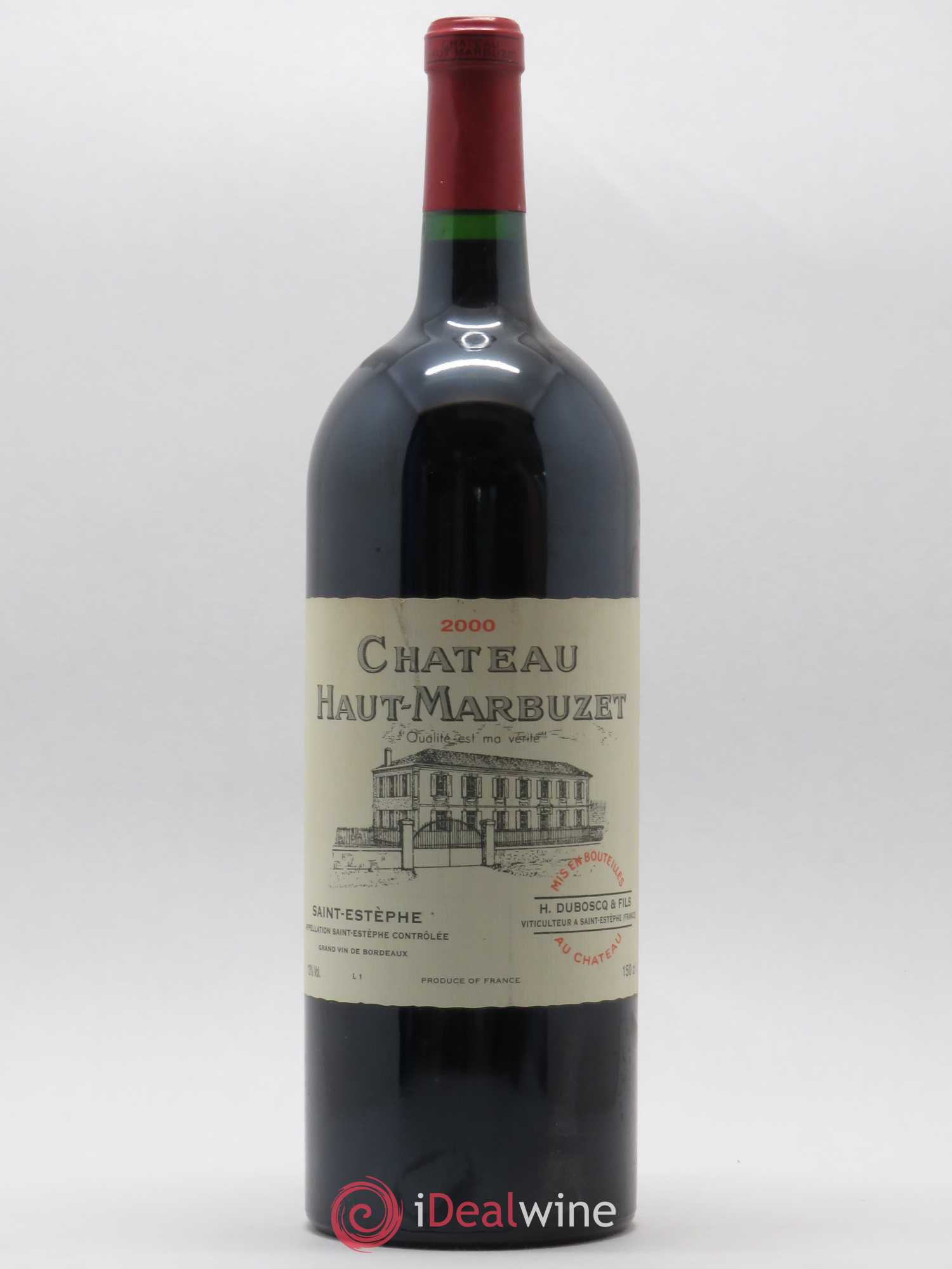 Château Haut Marbuzet 2000 - Lot de 1 magnum - 0