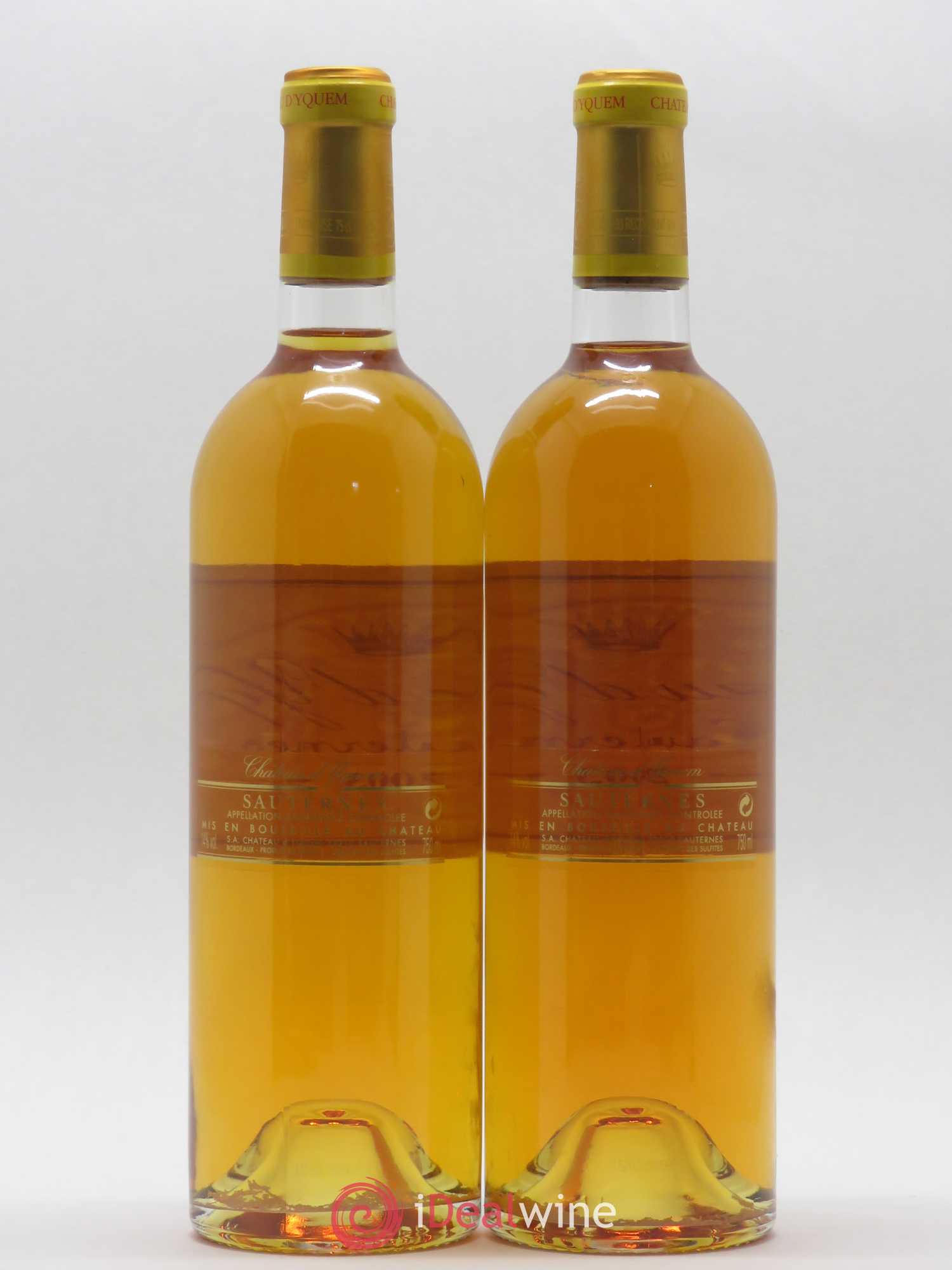 Château d' Yquem 1er Cru Classé Supérieur 2003 - Lotto di 2 bottiglie - 1