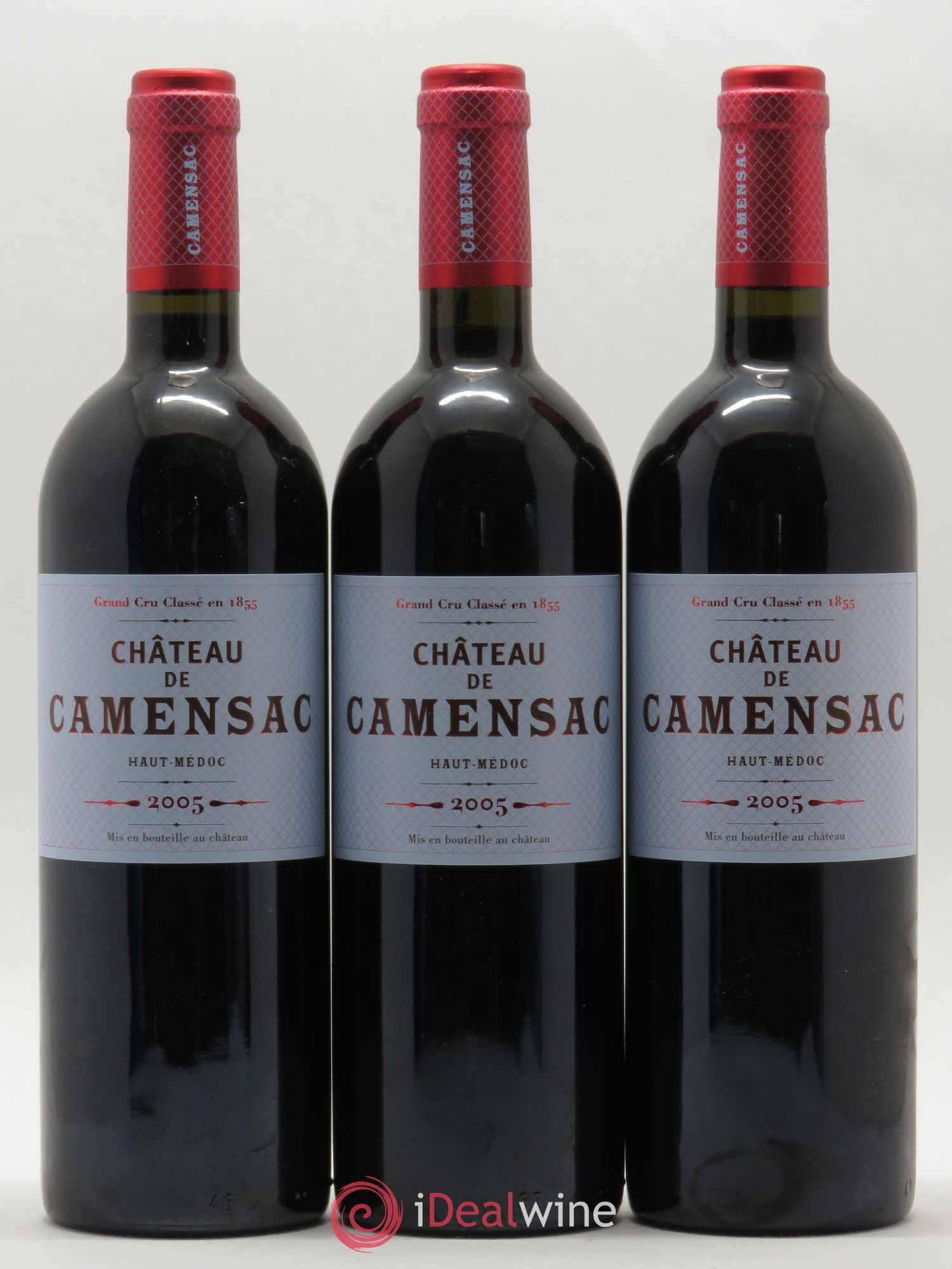 Château Camensac 5ème Grand Cru Classé 2005 - Lot de 6 bouteilles - 1