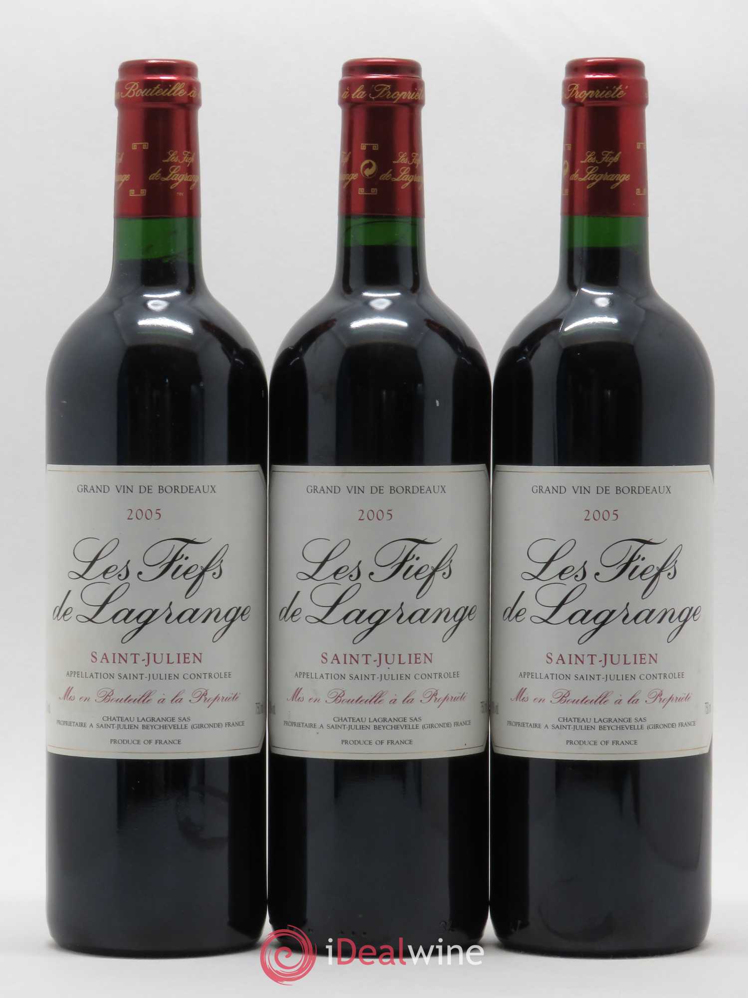 Les Fiefs de Lagrange Second Vin 2005 - Lot de 5 bouteilles - 1