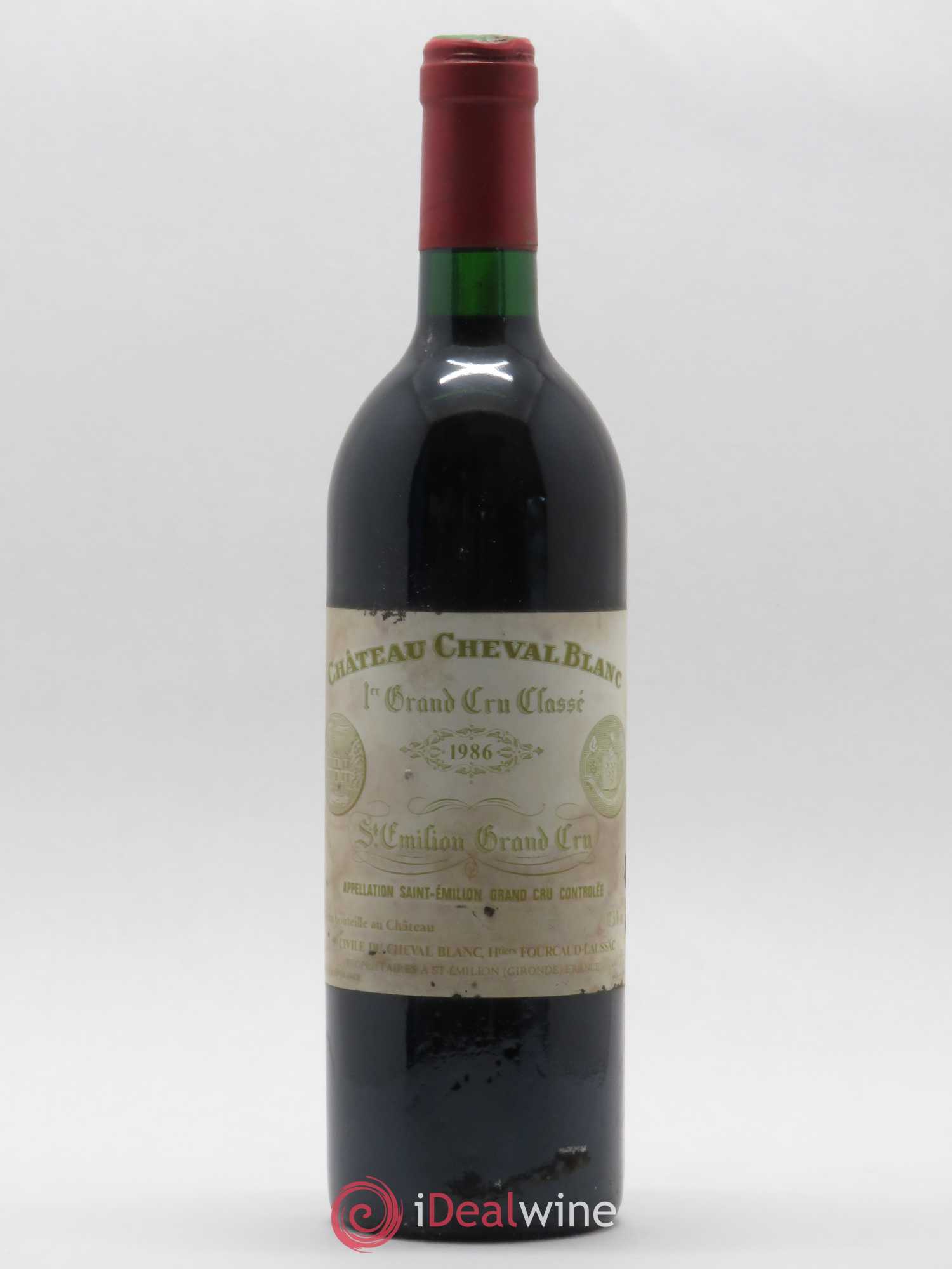 Château Cheval Blanc 1er Grand Cru Classé A 1986 - Lot de 1 bouteille - 0