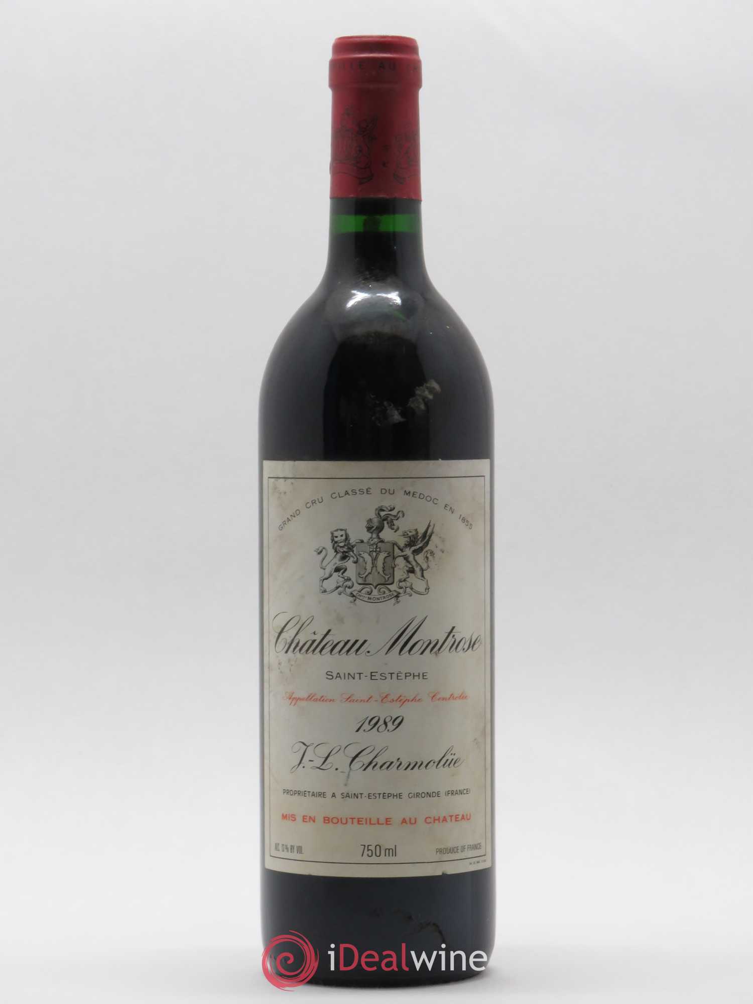 Château Montrose 2ème Grand Cru Classé 1989 - Lot de 1 bouteille - 0