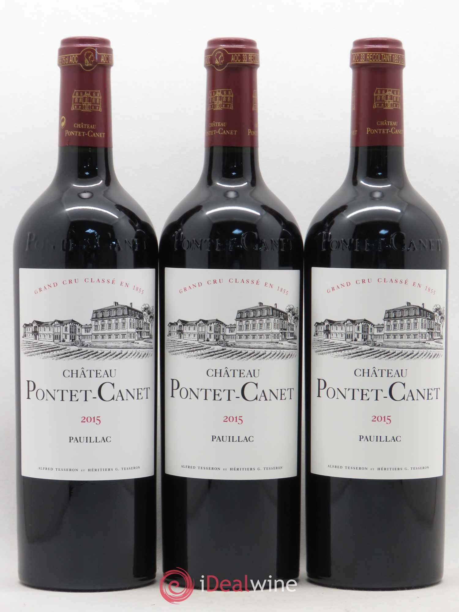 Château Pontet Canet 5ème Grand Cru Classé 2015 - Lot de 6 bouteilles - 2