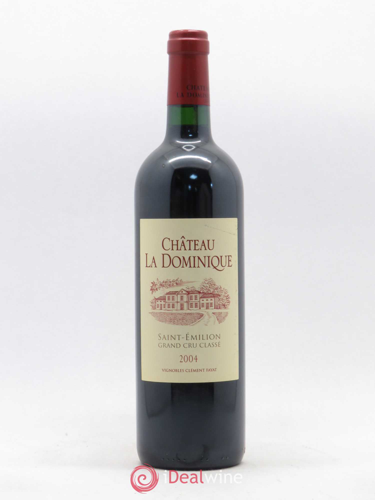 Château la Dominique Grand Cru Classé 2004 - Lot de 1 bouteille - 0