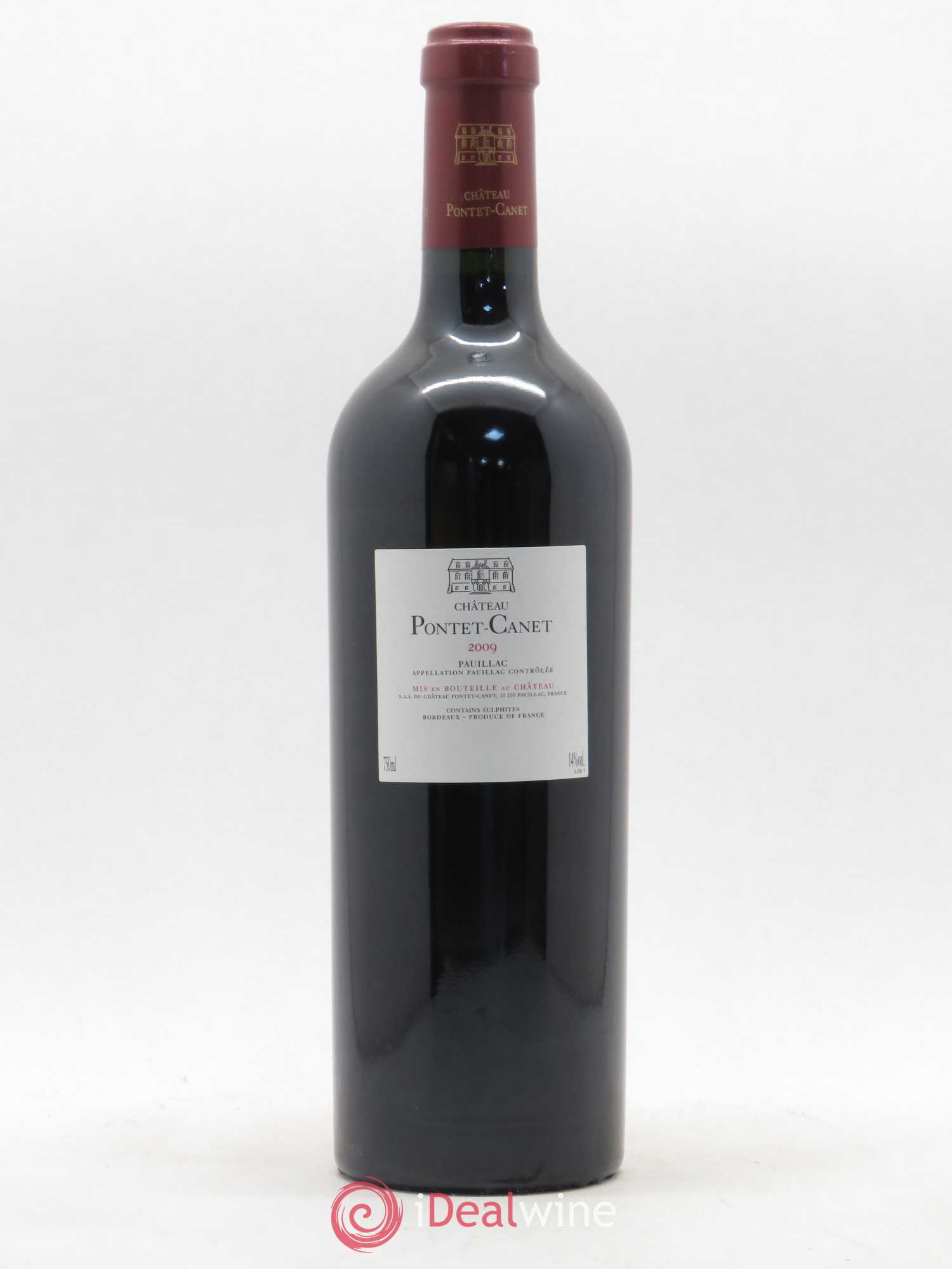 Château Pontet Canet 5ème Grand Cru Classé 2009 - Lot de 1 bouteille - 1