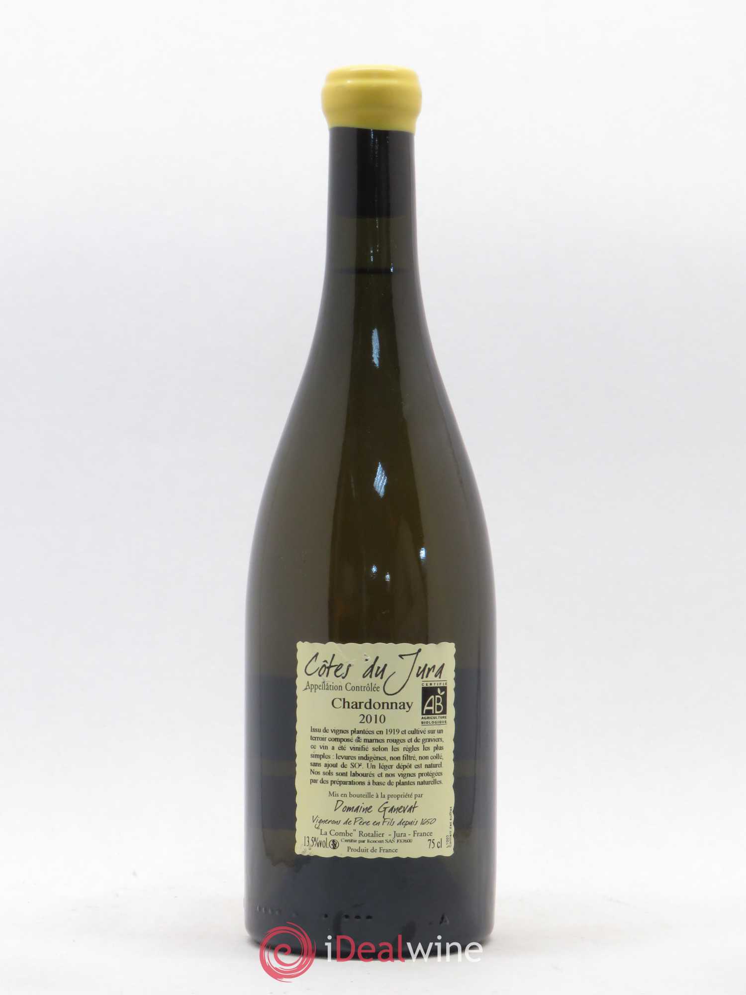 Côtes du Jura Les Grands Teppes Vieilles Vignes Jean-François Ganevat (Domaine) 2010 - Lot de 1 bouteille - 1