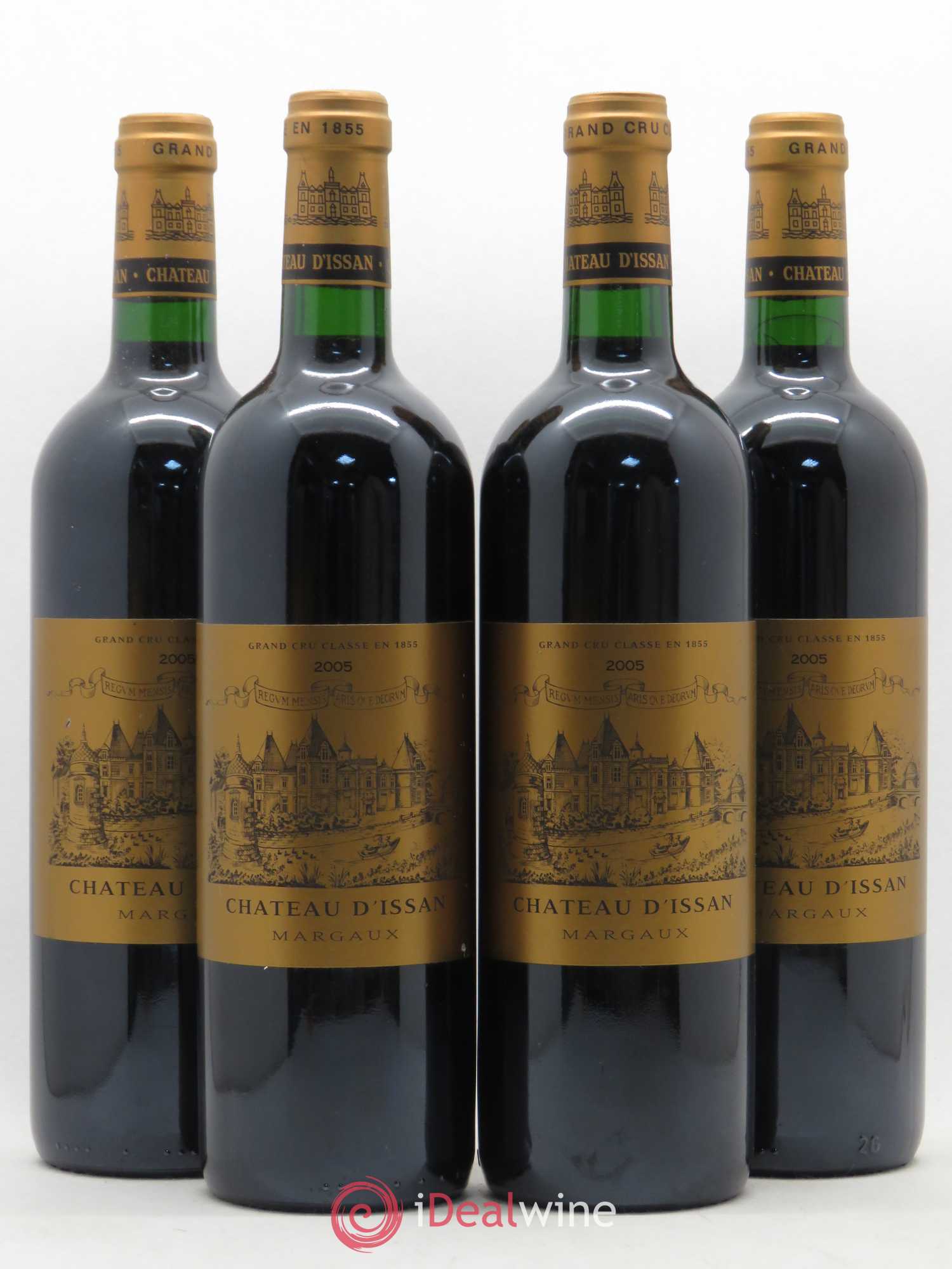 Château d'Issan 3ème Grand Cru Classé 2005 - Lot de 4 bouteilles - 0