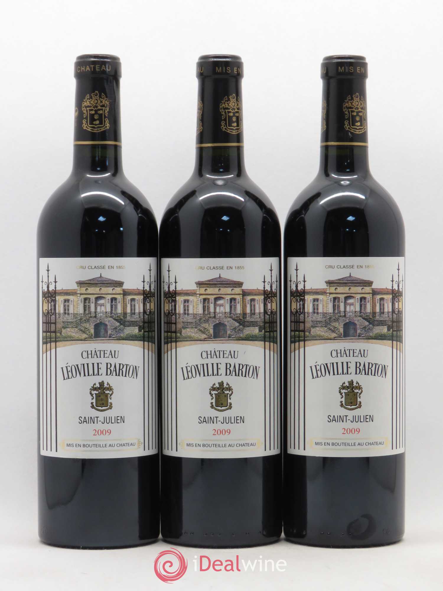 Château Léoville Barton 2ème Grand Cru Classé 2009 - Lot de 3 bouteilles - 0