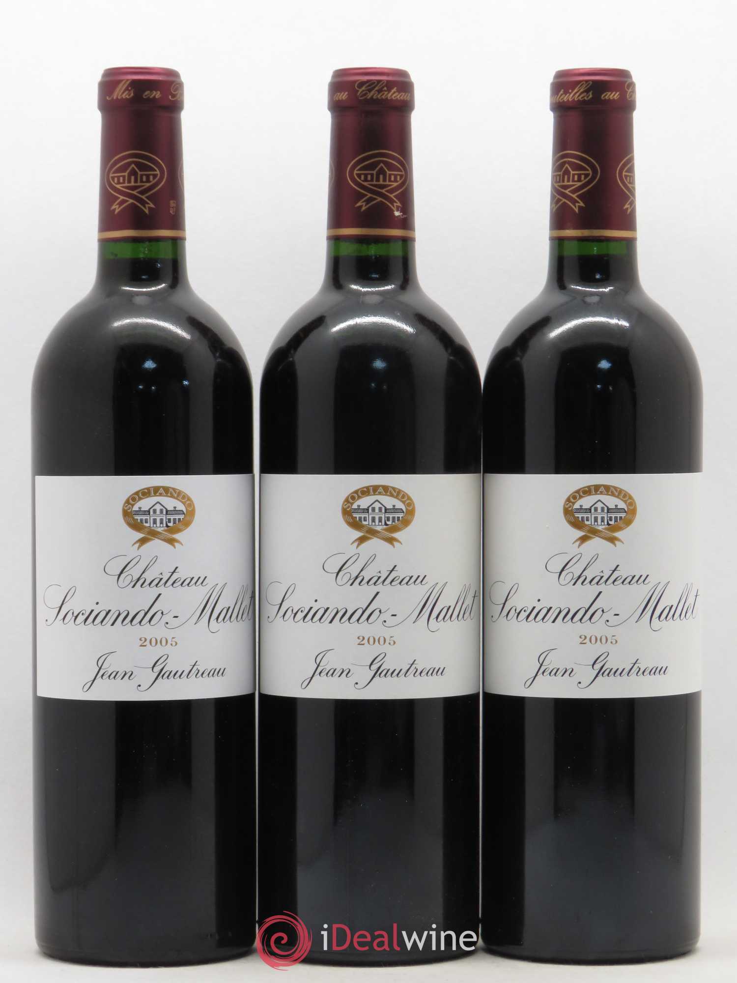 Château Sociando Mallet 2005 - Lot de 12 bouteilles - 2