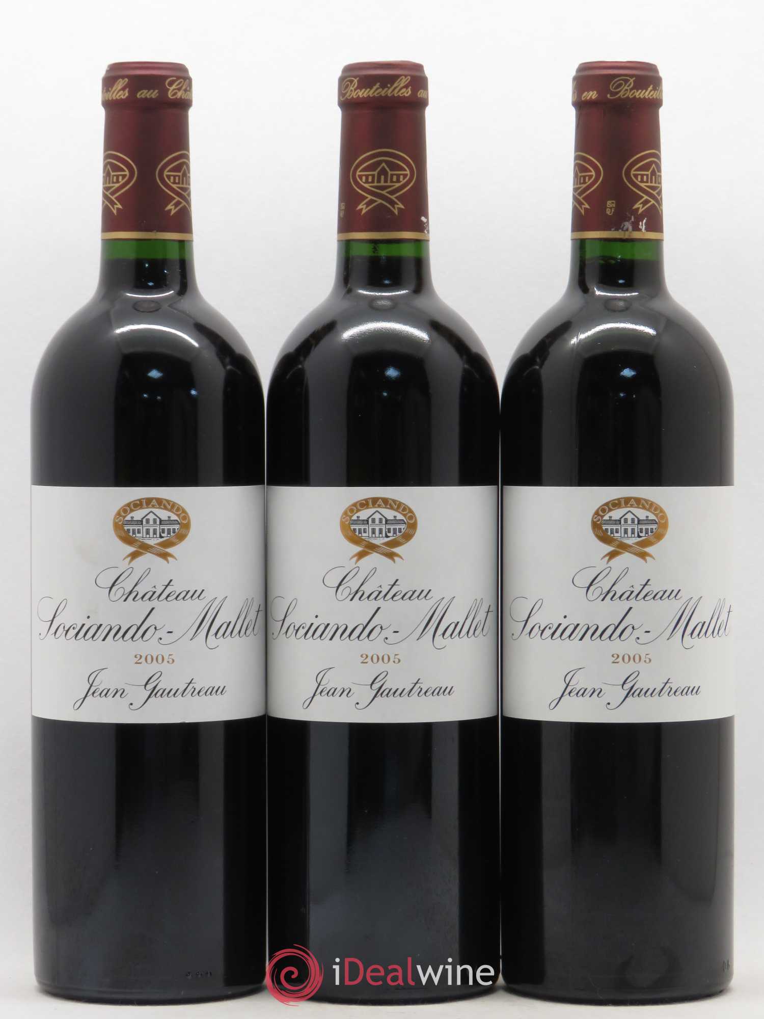 Château Sociando Mallet 2005 - Lot de 6 bouteilles - 1
