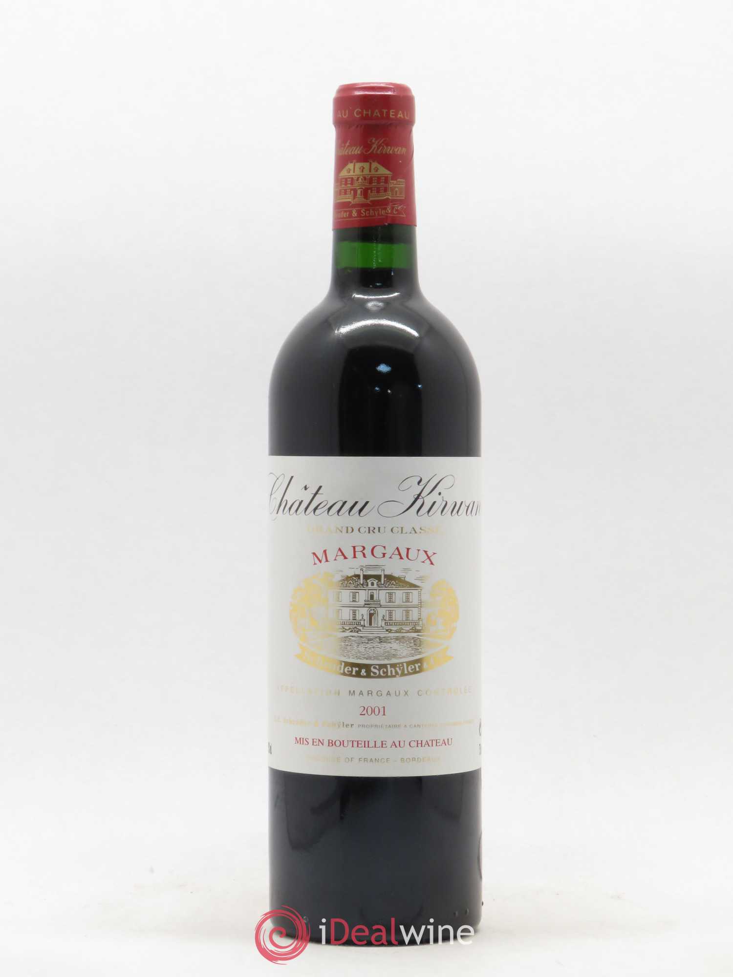 Château Kirwan 3ème Grand Cru Classé 2001 - Lot de 1 bouteille - 0