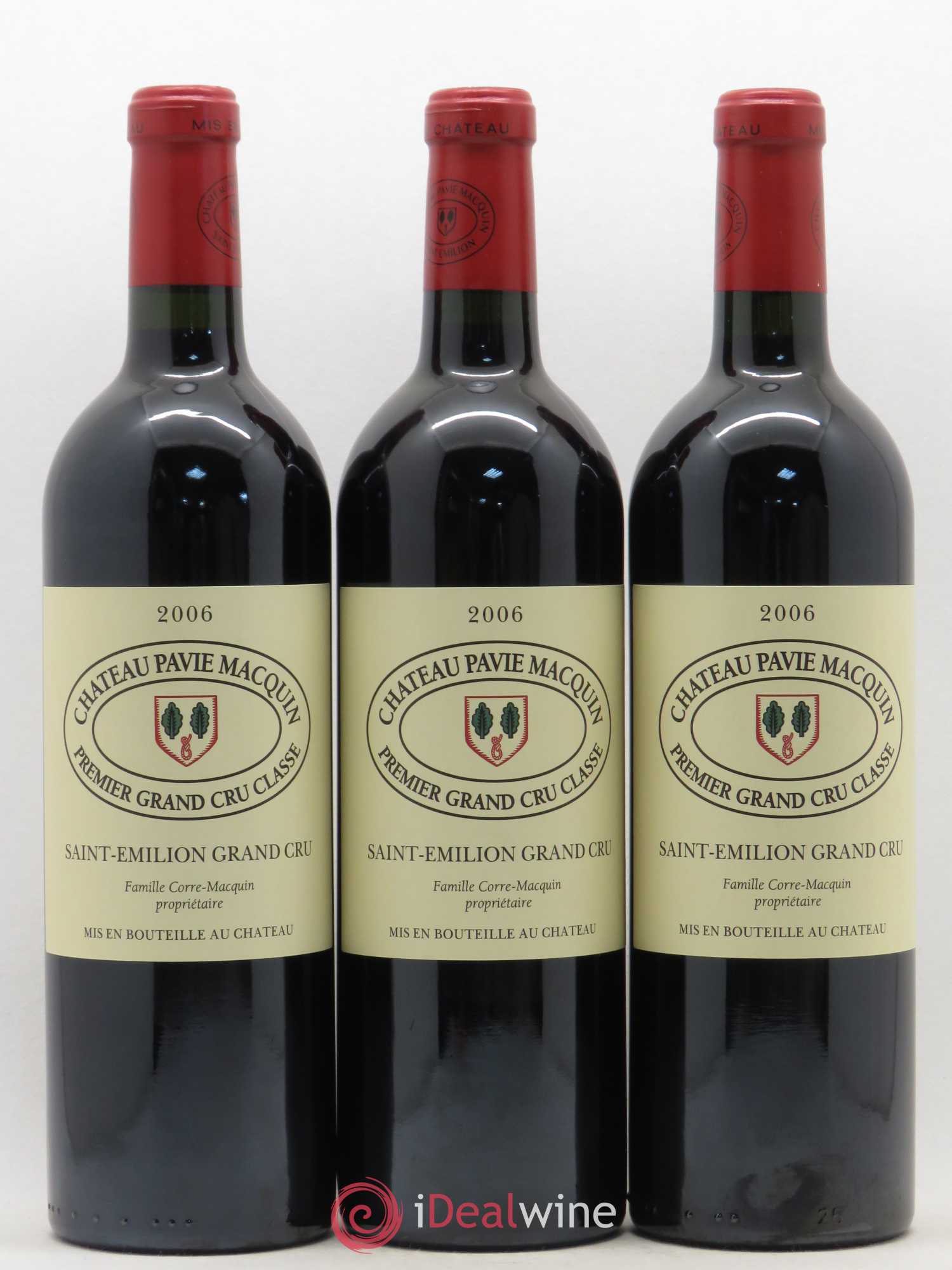 Château Pavie Macquin 1er Grand Cru Classé B 2006 - Lot de 6 bouteilles - 1
