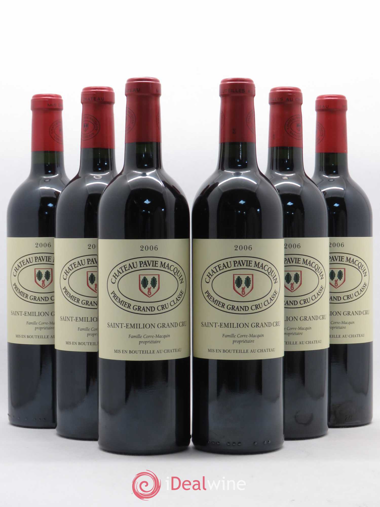 Château Pavie Macquin 1er Grand Cru Classé B 2006 - Lot de 6 bouteilles - 0