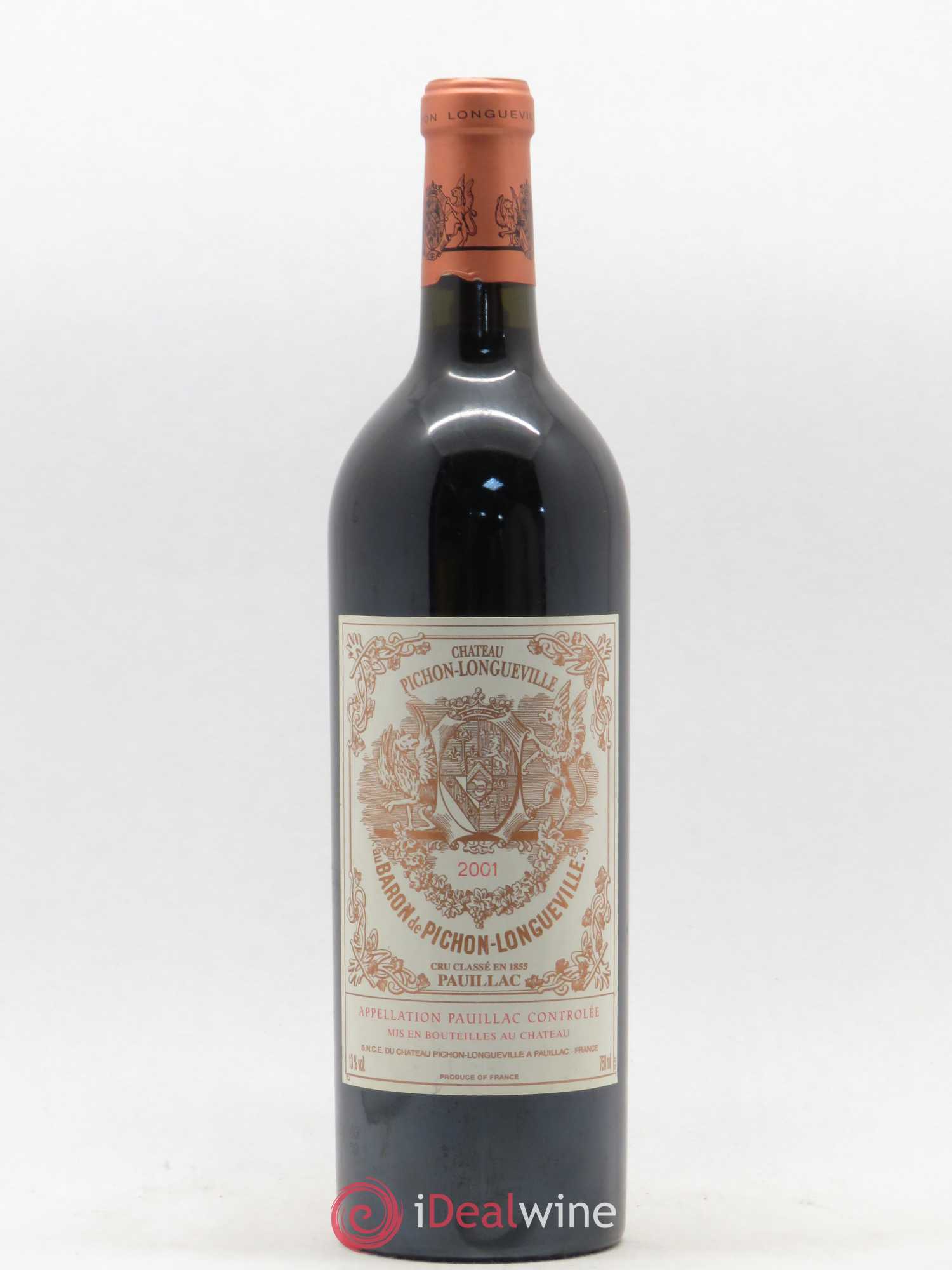 Pichon Longueville Baron 2ème Grand Cru Classé 2001 - Lot de 1 bouteille - 0