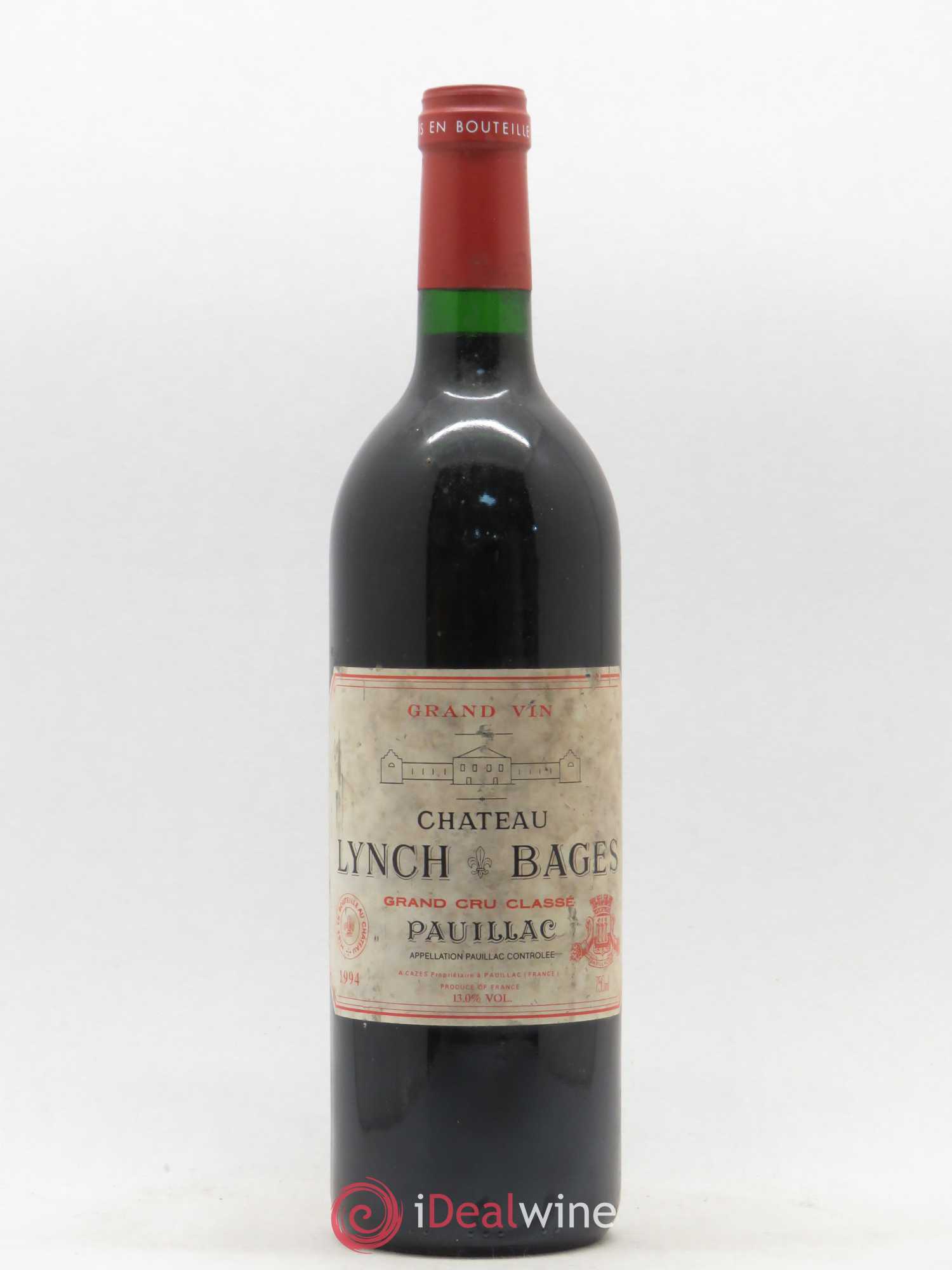 Château Lynch Bages 5ème Grand Cru Classé 1994 - Lot de 1 bouteille - 0