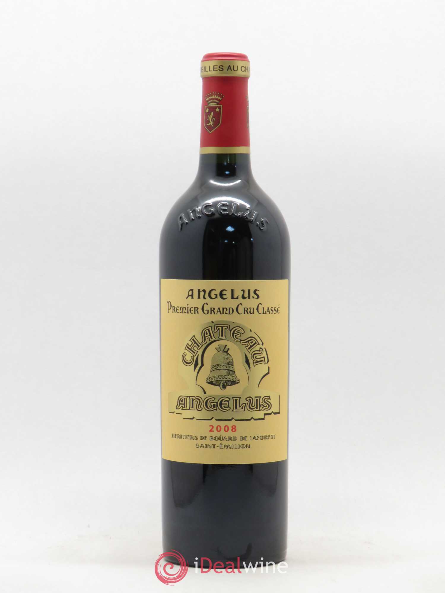 Château Angélus 1er Grand Cru Classé A 2008 - Lot de 1 bouteille - 0