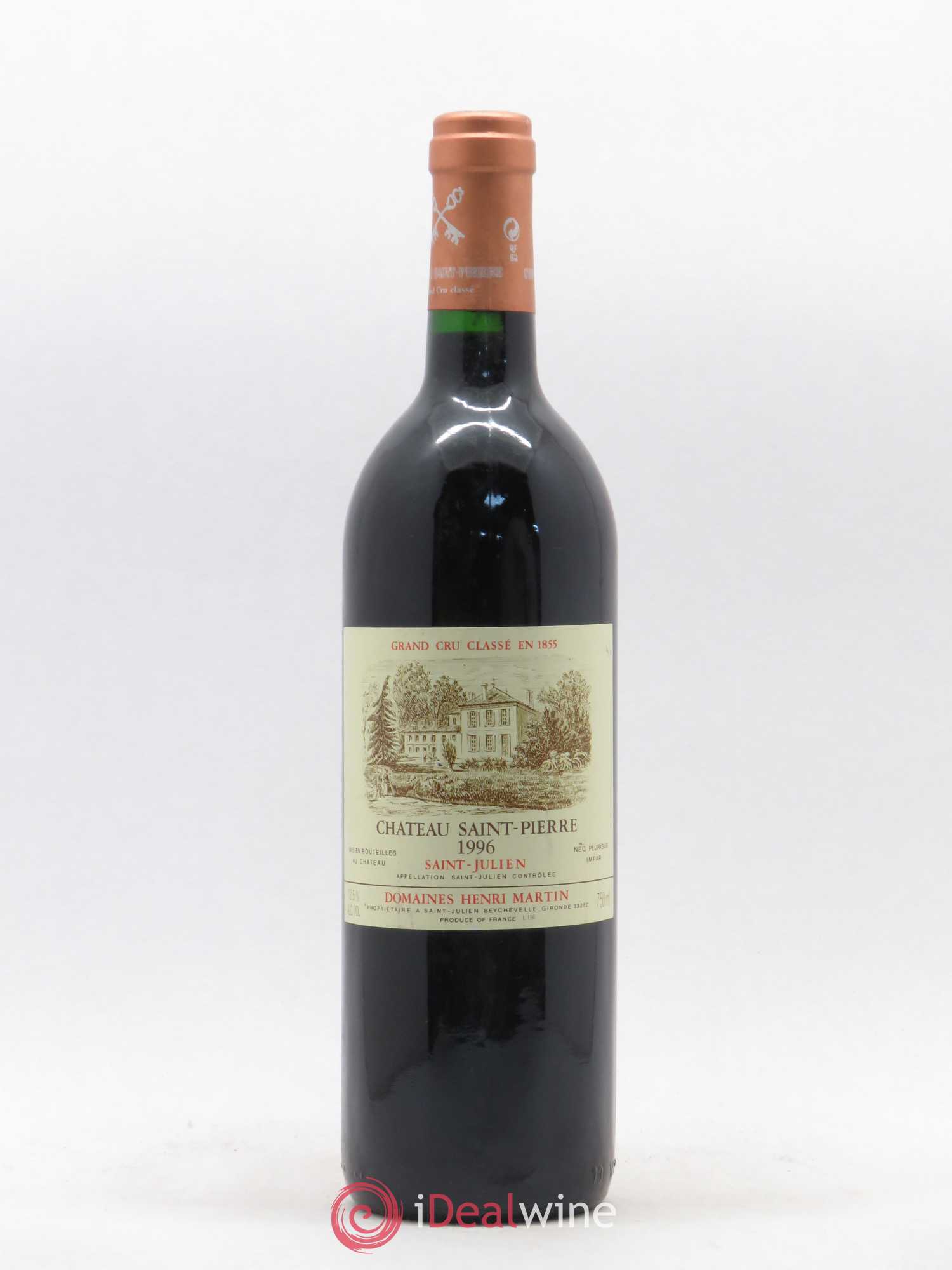 Château Saint-Pierre 4ème Grand Cru Classé 1996 - Lot de 1 bouteille - 0