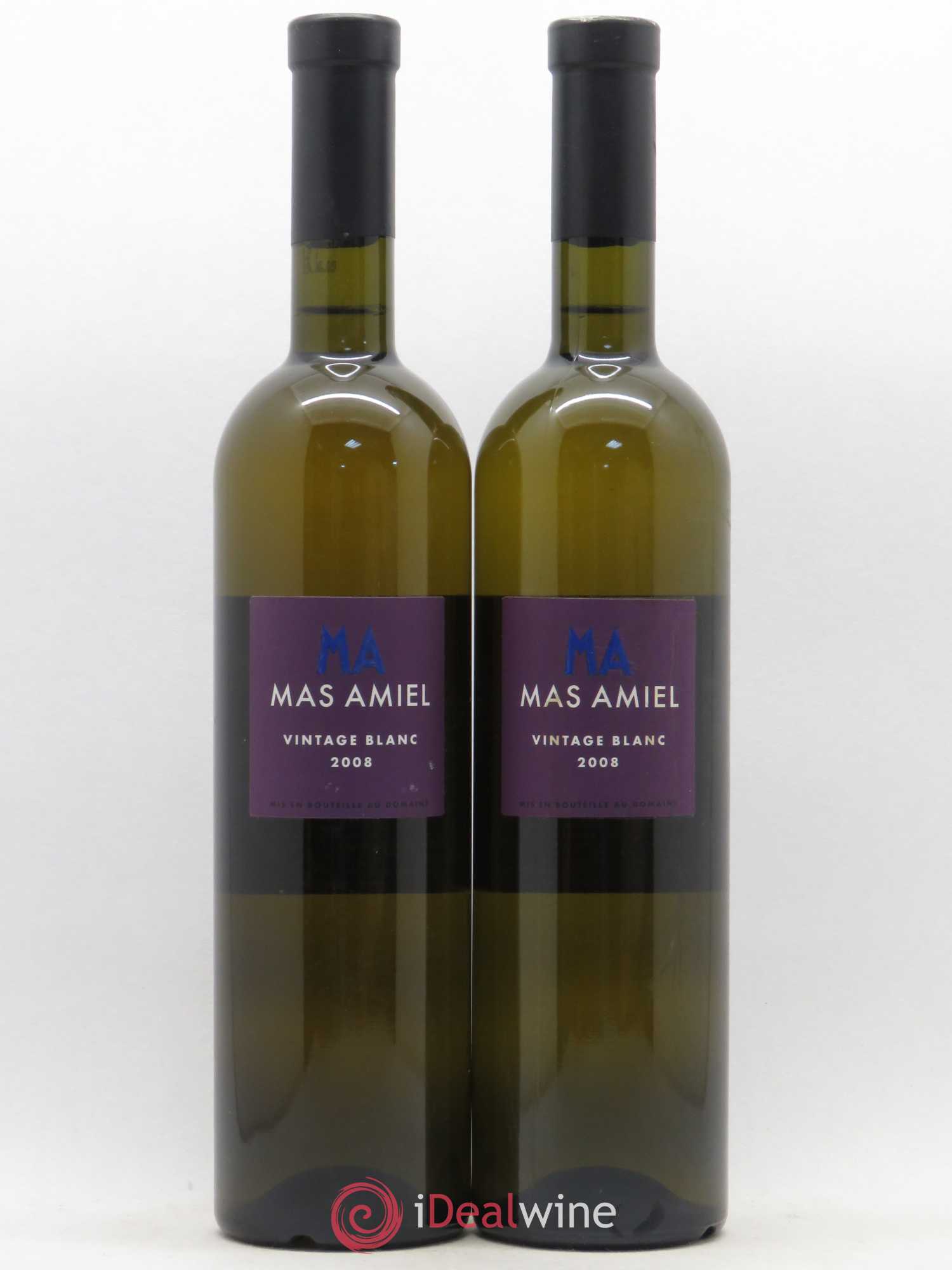 Maury Mas Amiel Millésime 80 Mas Amiel 2008 - Lot de 2 bouteilles - 0
