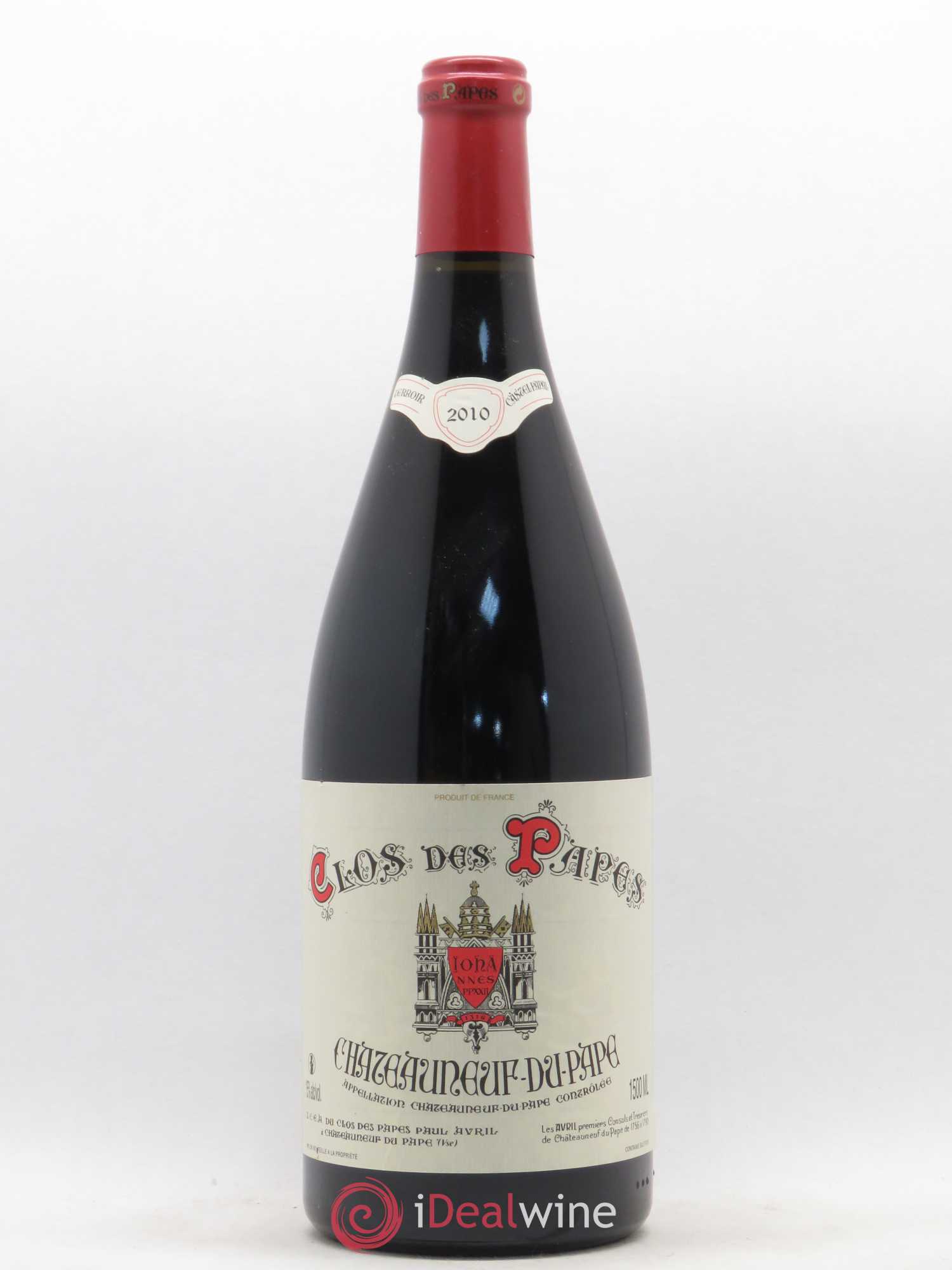 Châteauneuf-du-Pape Clos des Papes - Paul Avril 2010 - Lot de 1 magnum - 0