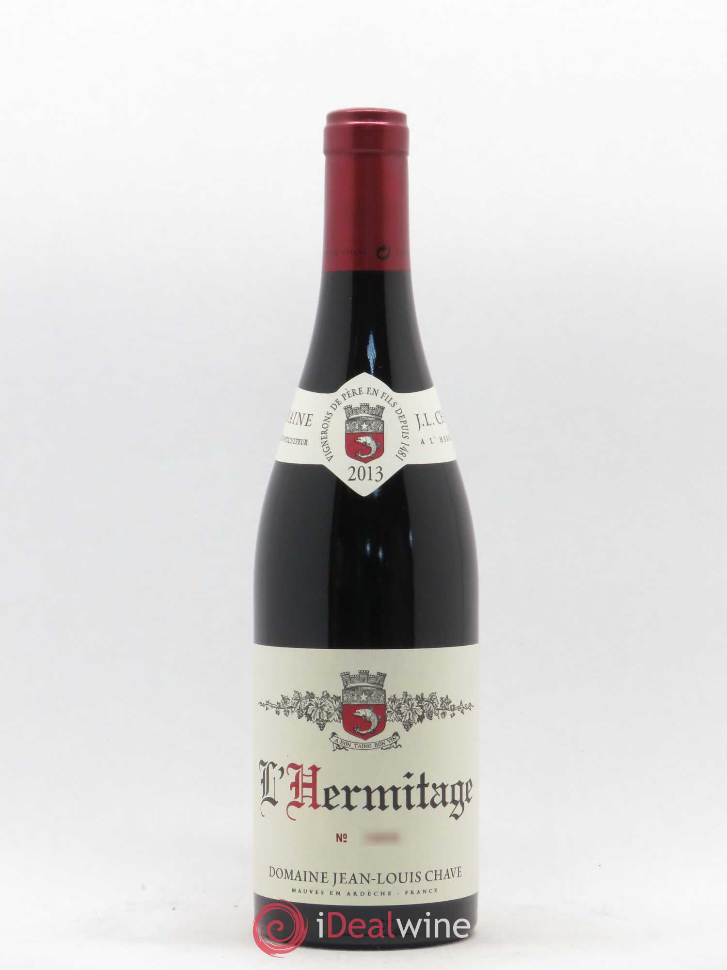 Hermitage Jean-Louis Chave 2013 - Lot de 1 bouteille - 0