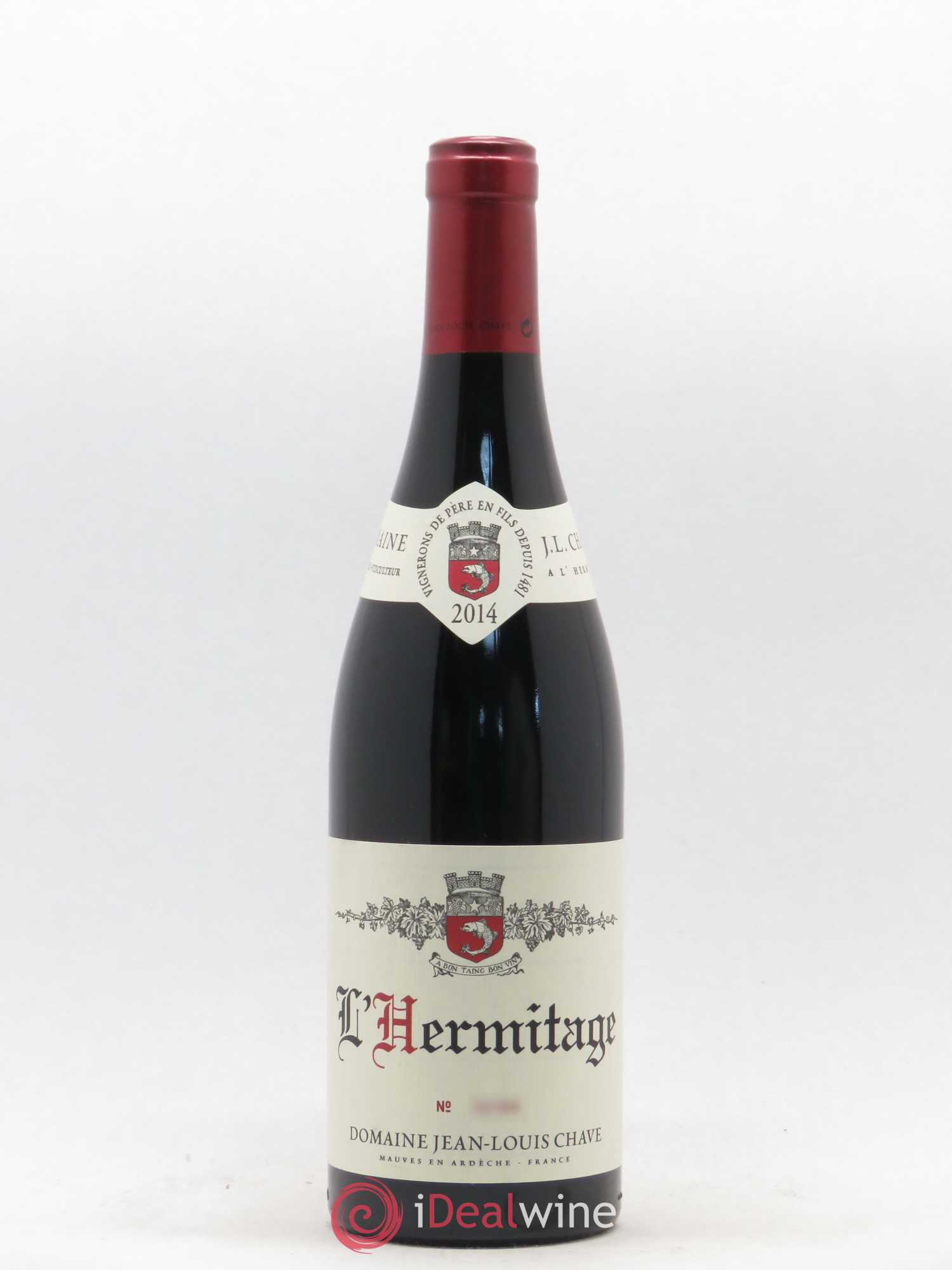Hermitage Jean-Louis Chave 2014 - Lot de 1 bouteille - 0