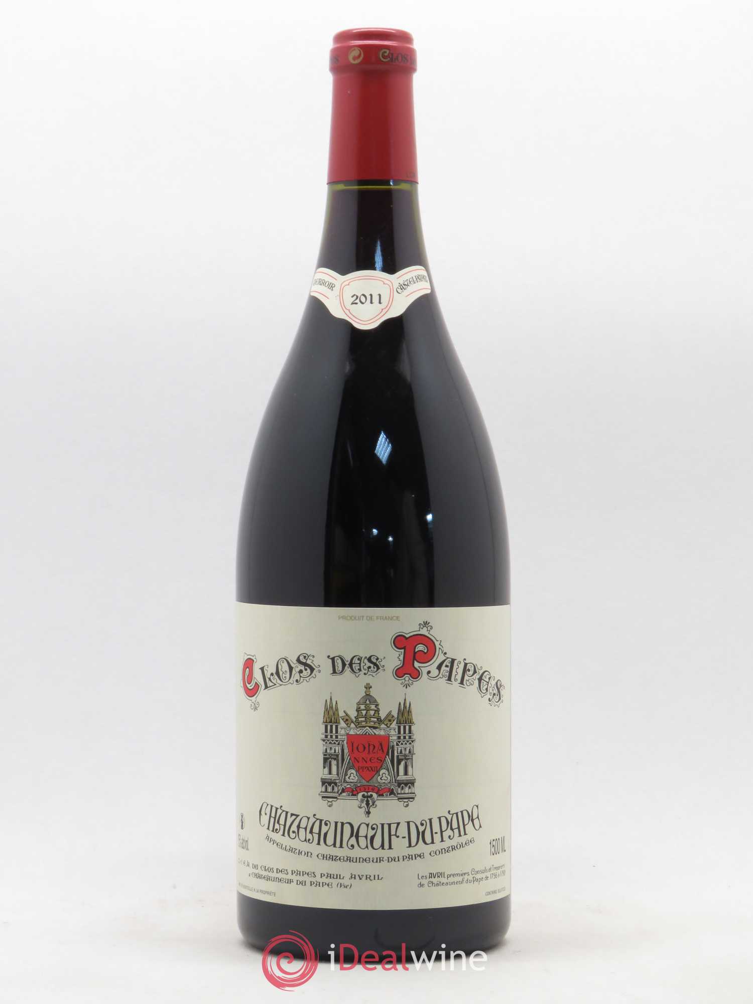 Châteauneuf-du-Pape Clos des Papes - Paul Avril 2011 - Lot de 1 magnum - 0