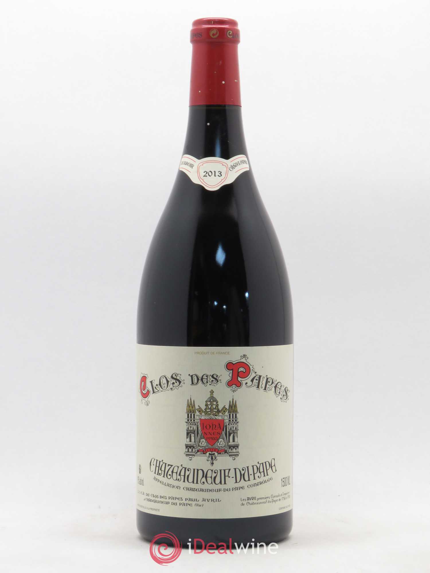 Châteauneuf-du-Pape Clos des Papes - Paul Avril 2013 - Lot de 1 magnum - 0