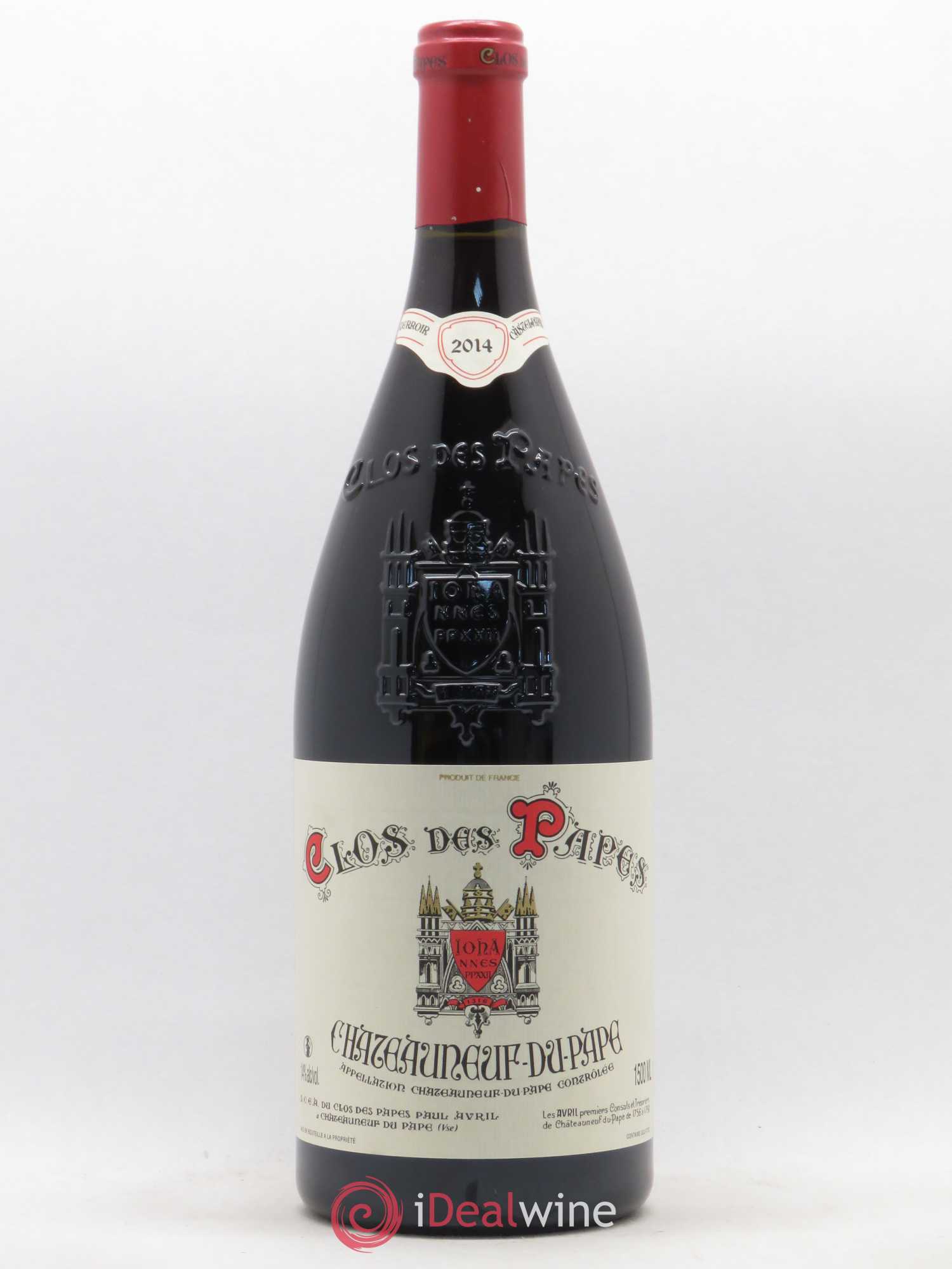 Châteauneuf-du-Pape Clos des Papes - Paul Avril 2014 - Lot de 1 magnum - 0