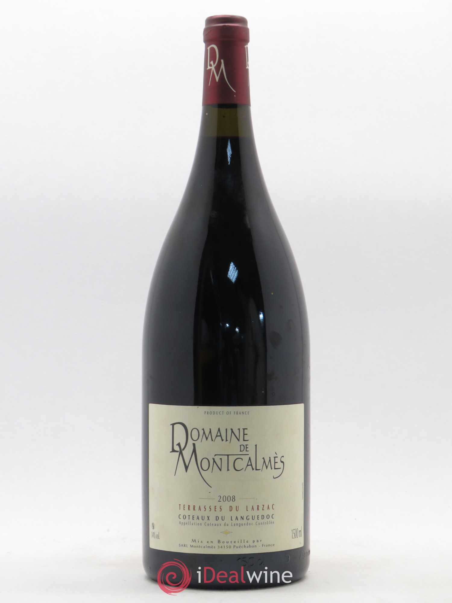 Terrasses du Larzac Domaine de Montcalmès Frédéric Pourtalié 2008 - Lot de 1 magnum - 0