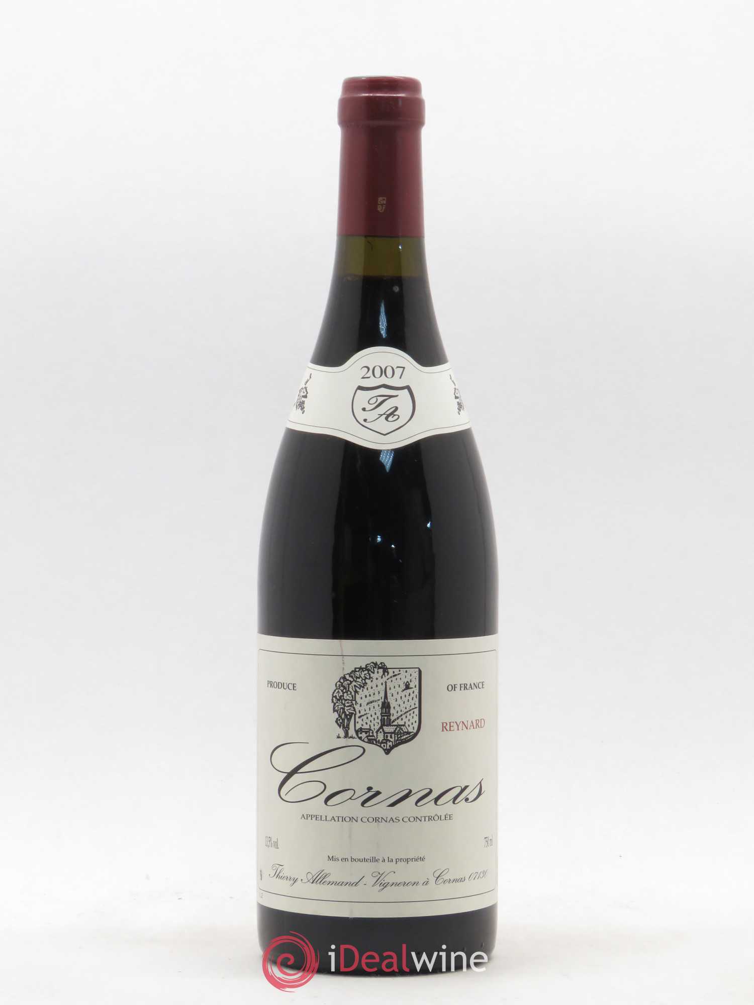 Cornas Reynard Thierry Allemand 2007 - Lot de 1 bouteille - 0