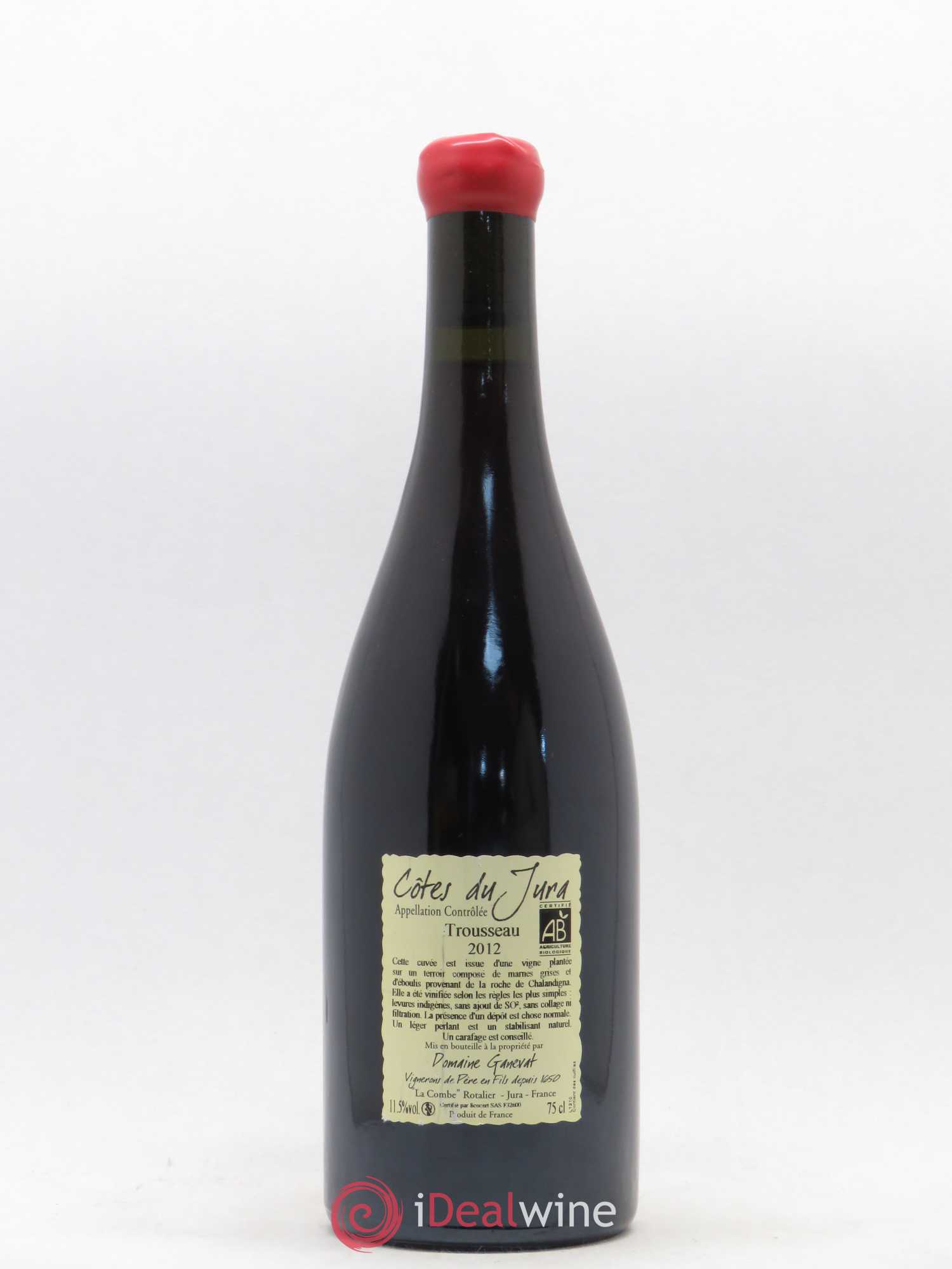 Côtes du Jura Plein Sud Jean-François Ganevat (Domaine) 2012 - Posten von 1 Flasche - 1