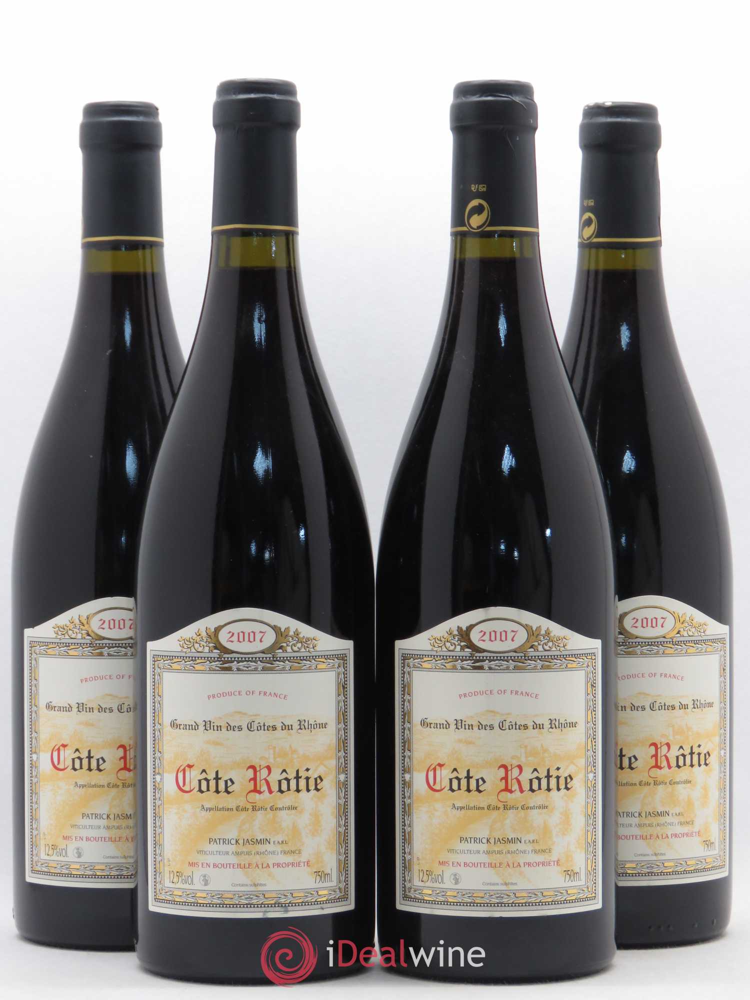 Côte-Rôtie Jasmin (Domaine) 2007 - Lot de 4 bouteilles - 0