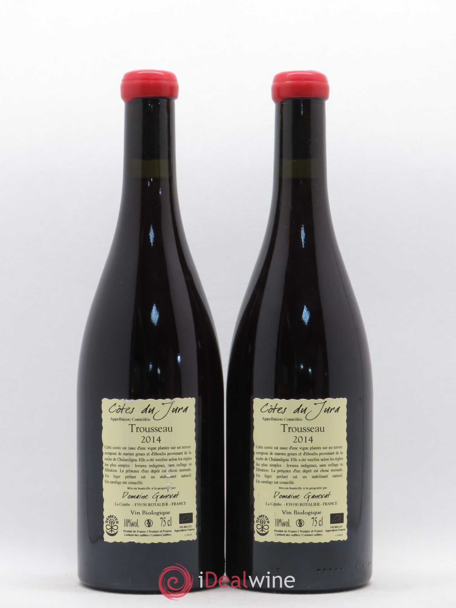 Côtes du Jura Plein Sud Jean-François Ganevat (Domaine) 2014 - Lotto di 2 bottiglie - 1