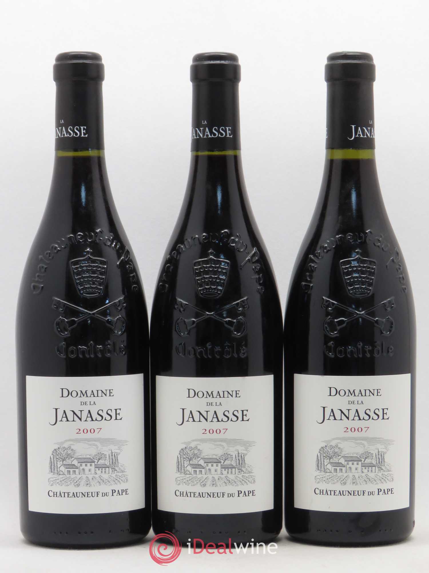 Châteauneuf-du-Pape La Janasse (Domaine de) 2007 - Lot de 3 bouteilles - 0