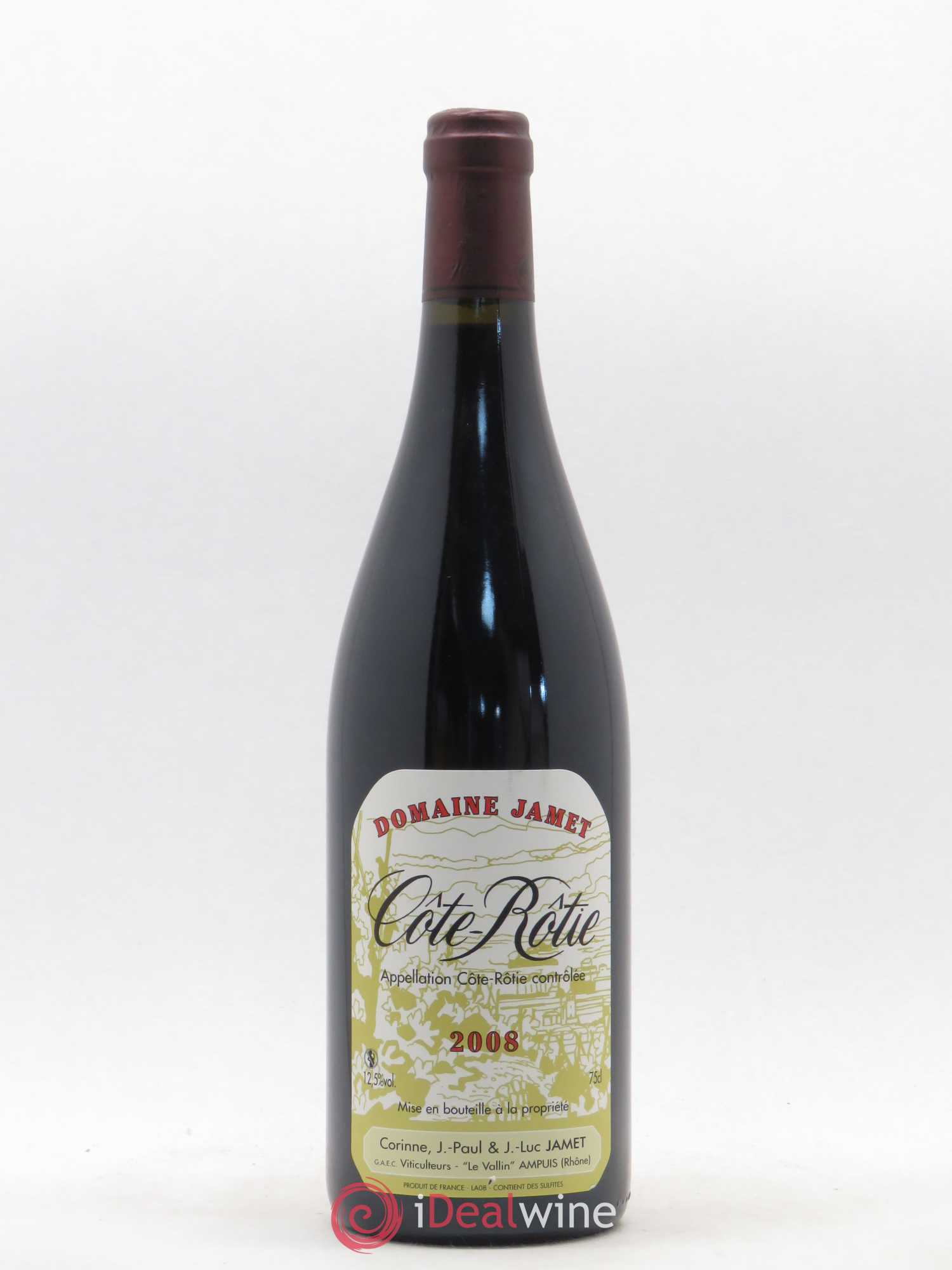 Côte-Rôtie Jamet (Domaine) 2008 - Lot de 1 bouteille - 0