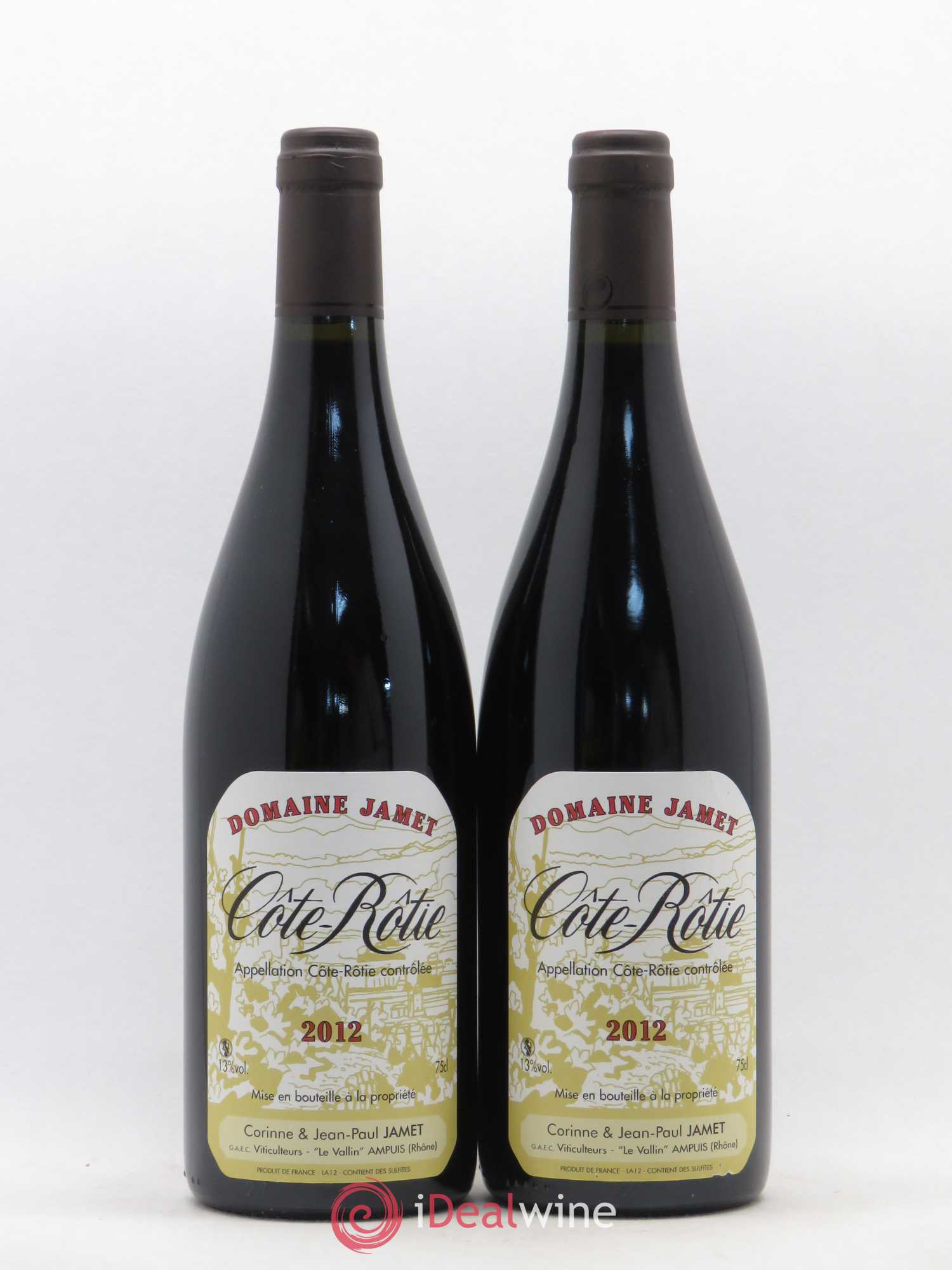 Côte-Rôtie Jamet (Domaine) 2012 - Lot de 2 bouteilles - 0