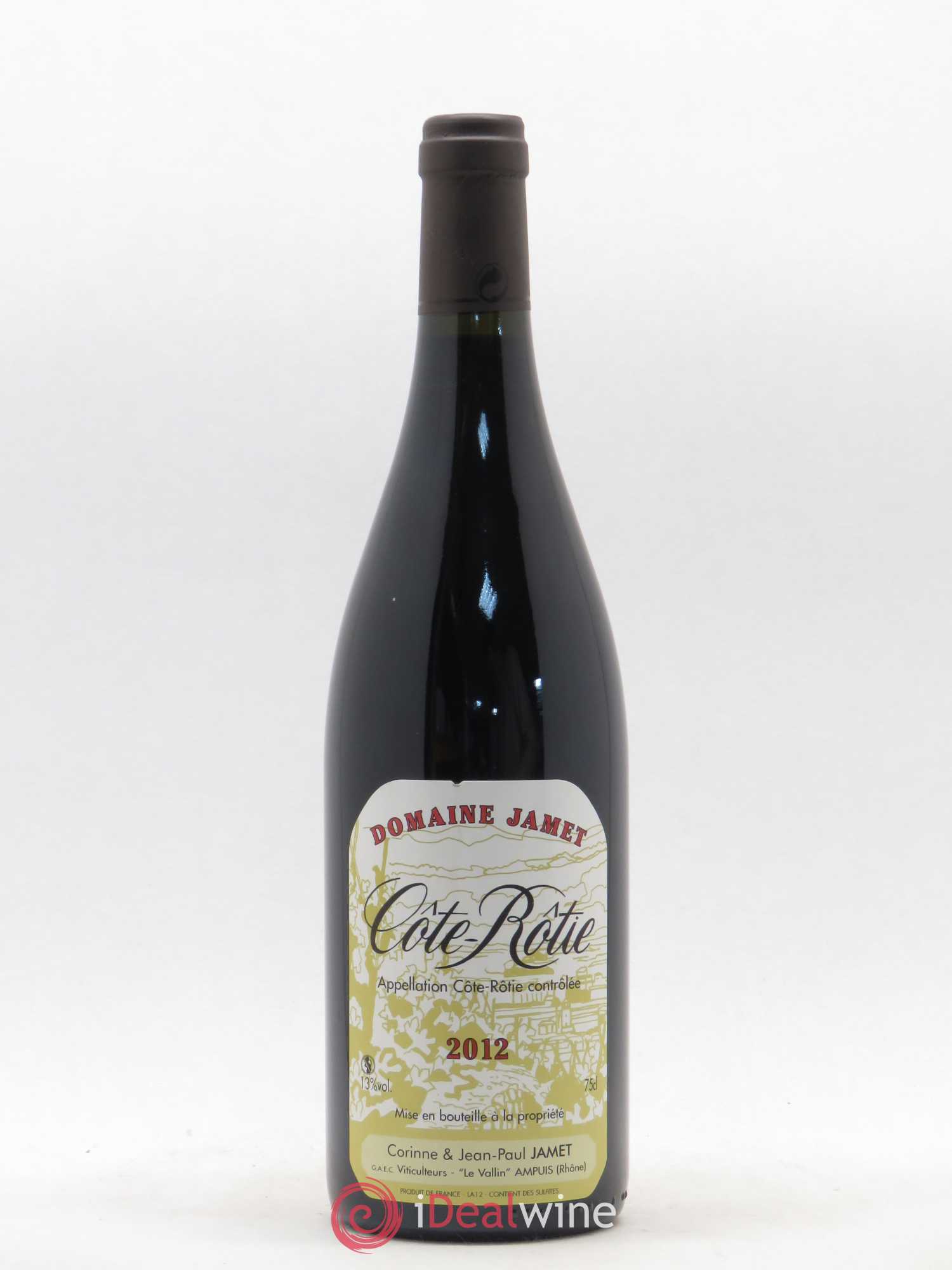 Côte-Rôtie Jamet (Domaine) 2012 - Lot de 1 bouteille - 0