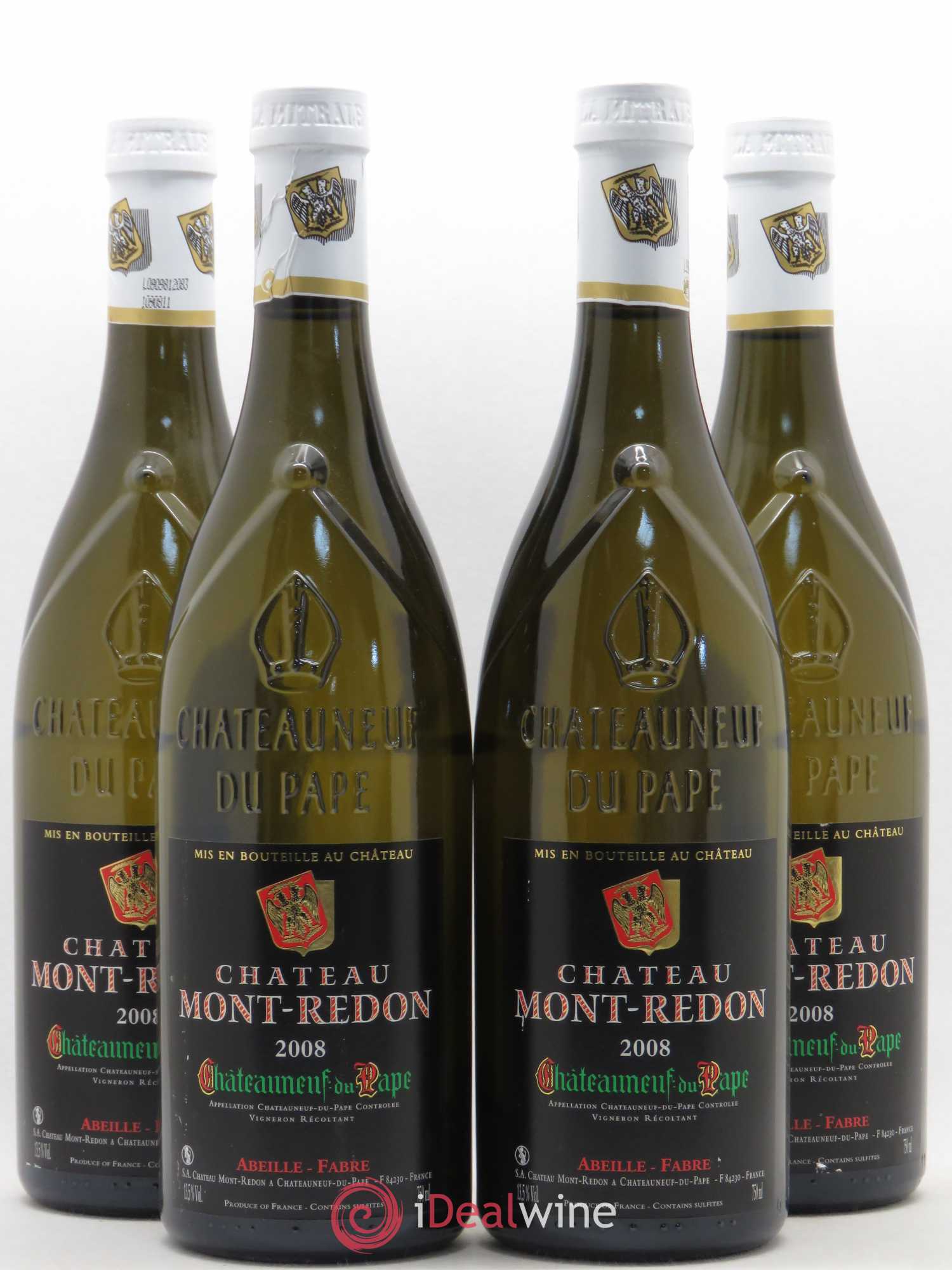 Châteauneuf-du-Pape Château Mont-Redon 2008 - Lot de 4 bouteilles - 0