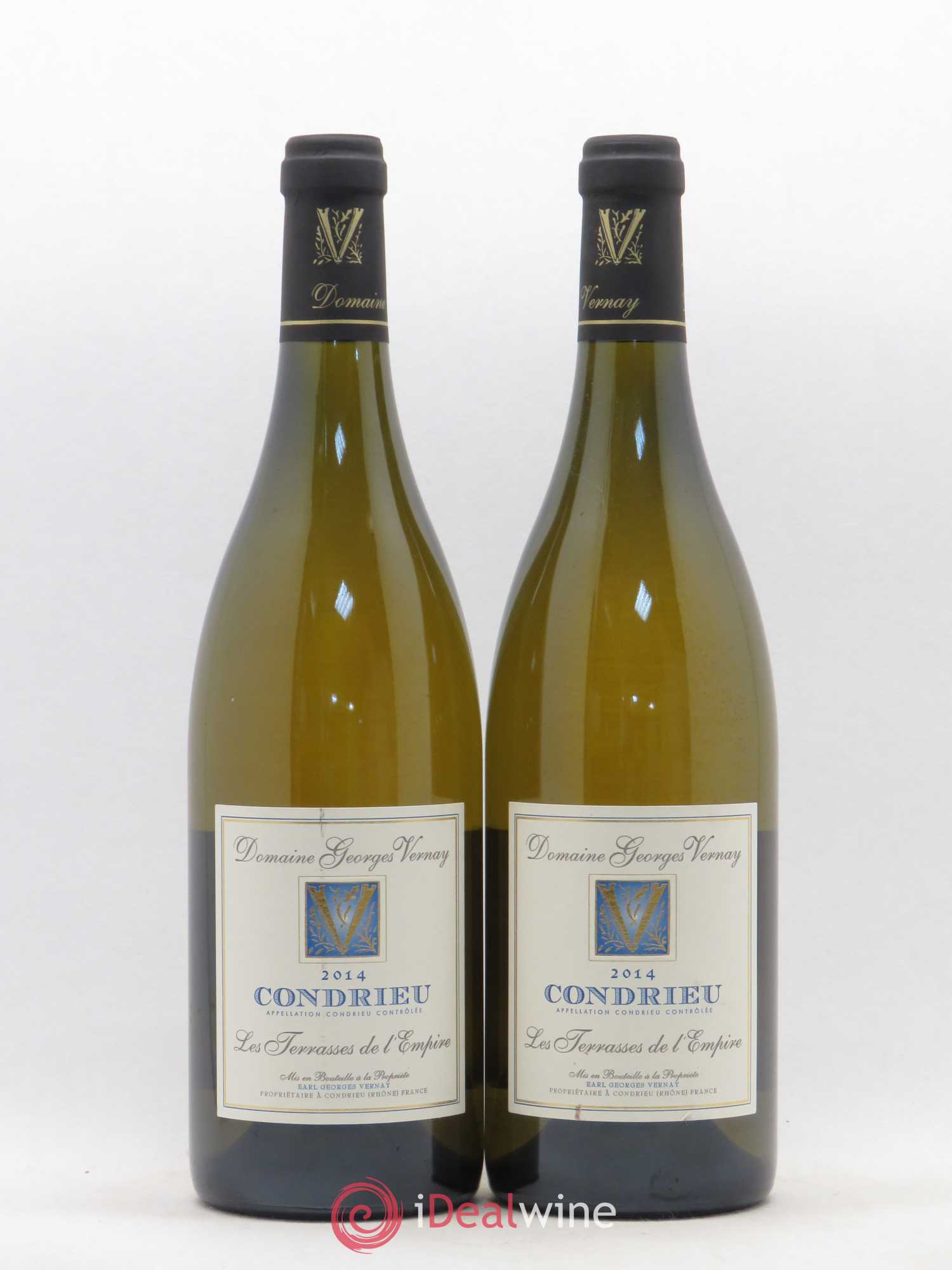 Condrieu Les Terrasses de l'Empire de Vernay 2014 - Posten von 2 Flaschen - 0