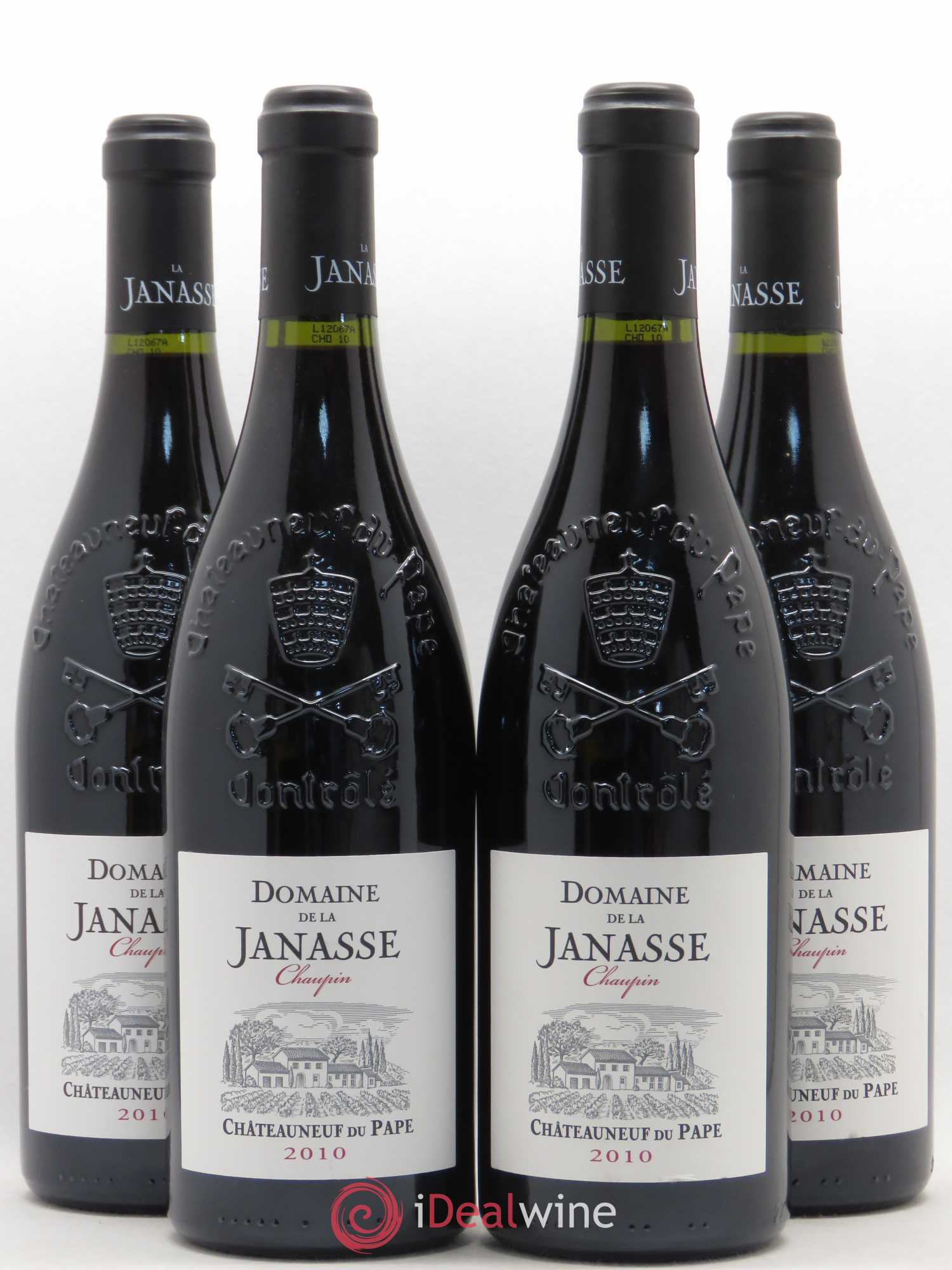 Châteauneuf-du-Pape Cuvée Chaupin La Janasse (Domaine de) 2010 - Lot de 4 bouteilles - 0