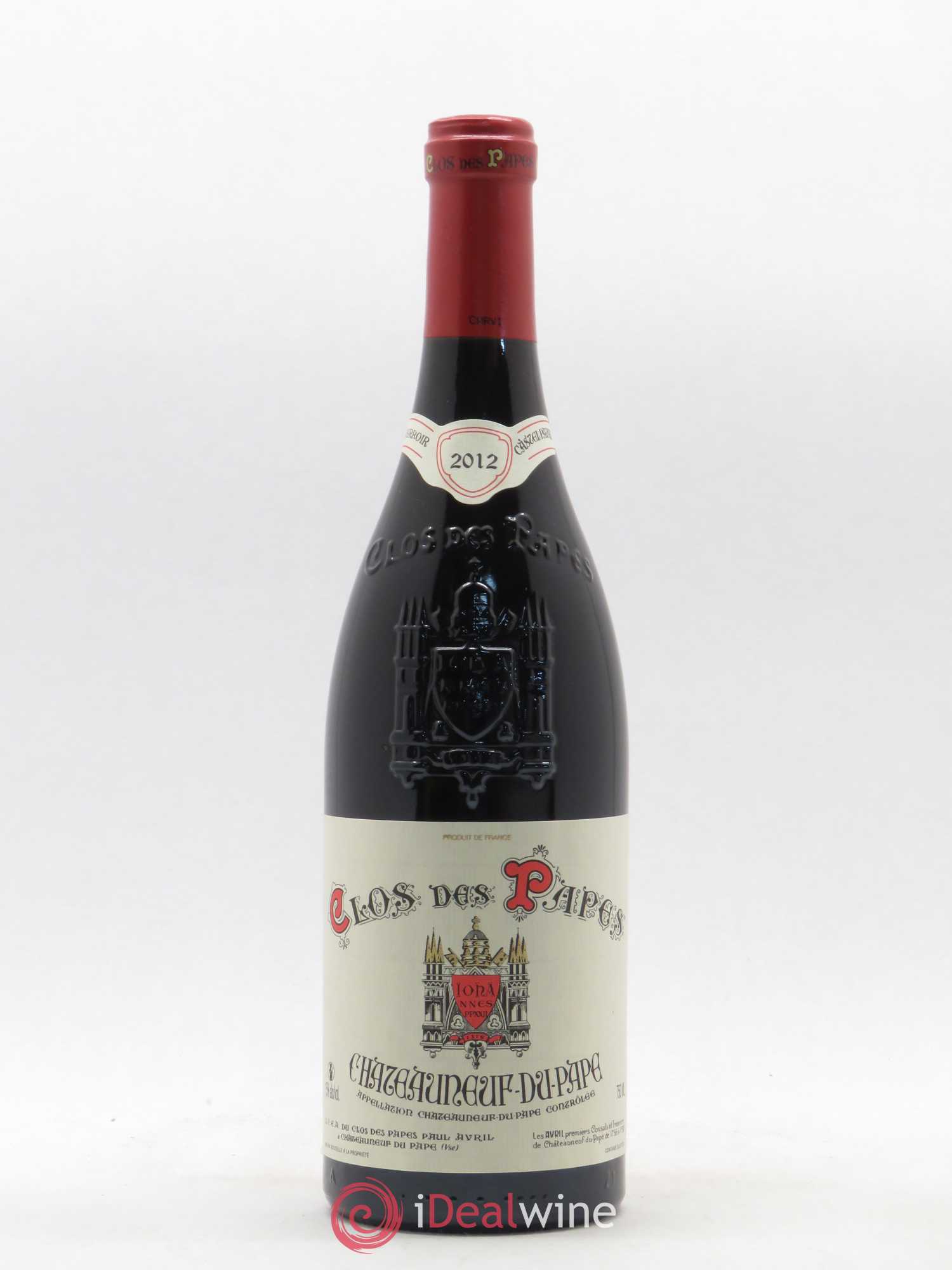 Châteauneuf-du-Pape Clos des Papes - Paul Avril 2012 - Lot de 1 bouteille - 0