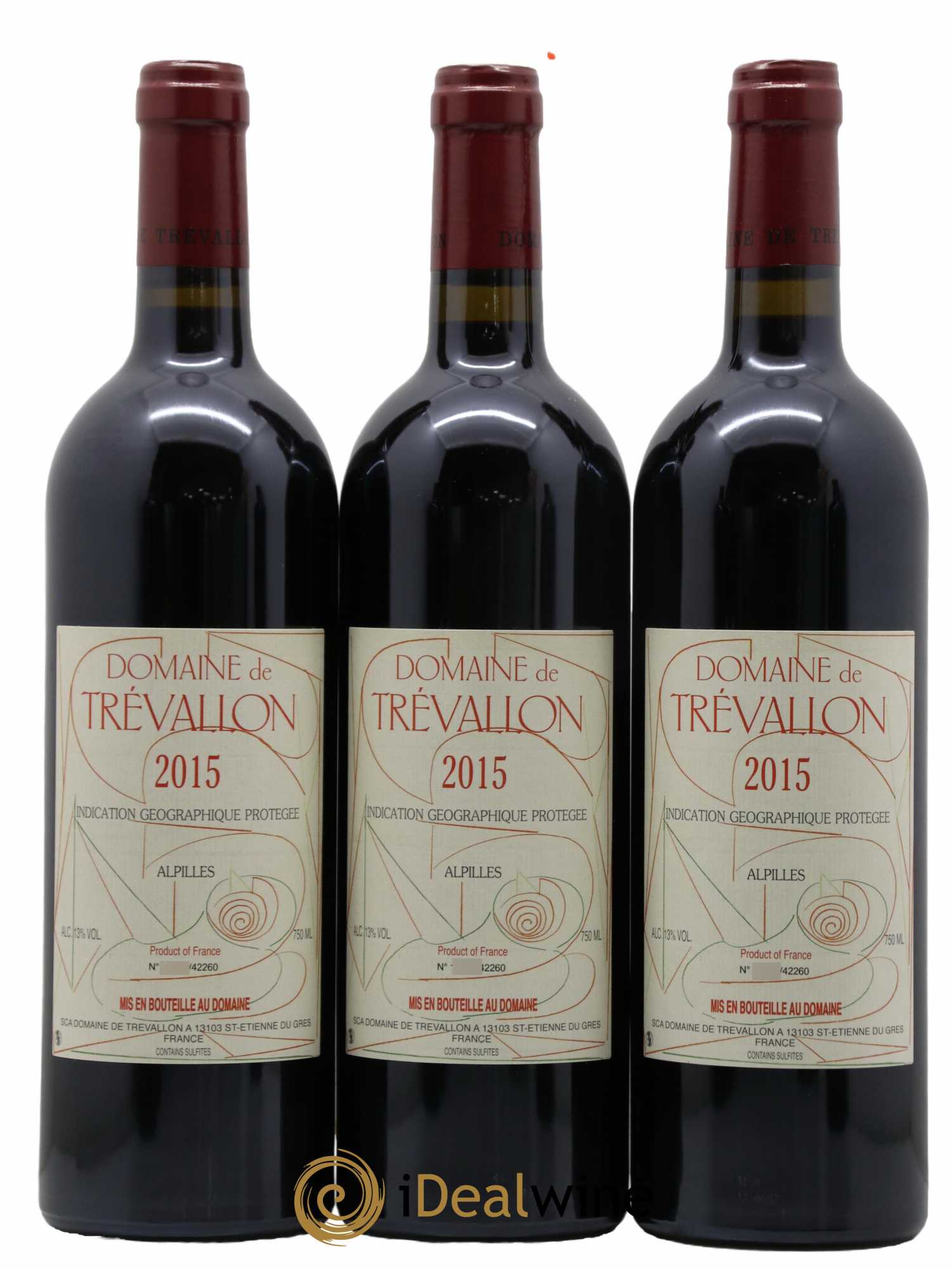 Alpilles Trévallon (Domaine de) Eloi Dürrbach 2015 - Lot de 6 bouteilles - 2