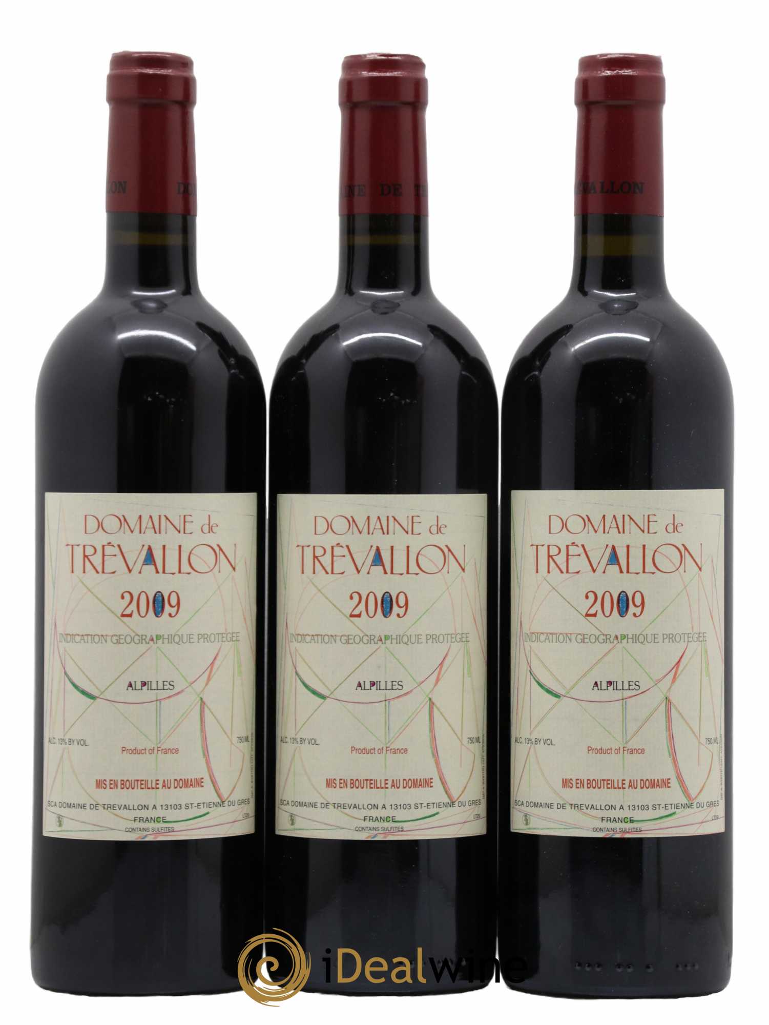 Alpilles Trévallon (Domaine de) Eloi Dürrbach 2009 - Lot de 3 bouteilles - 0