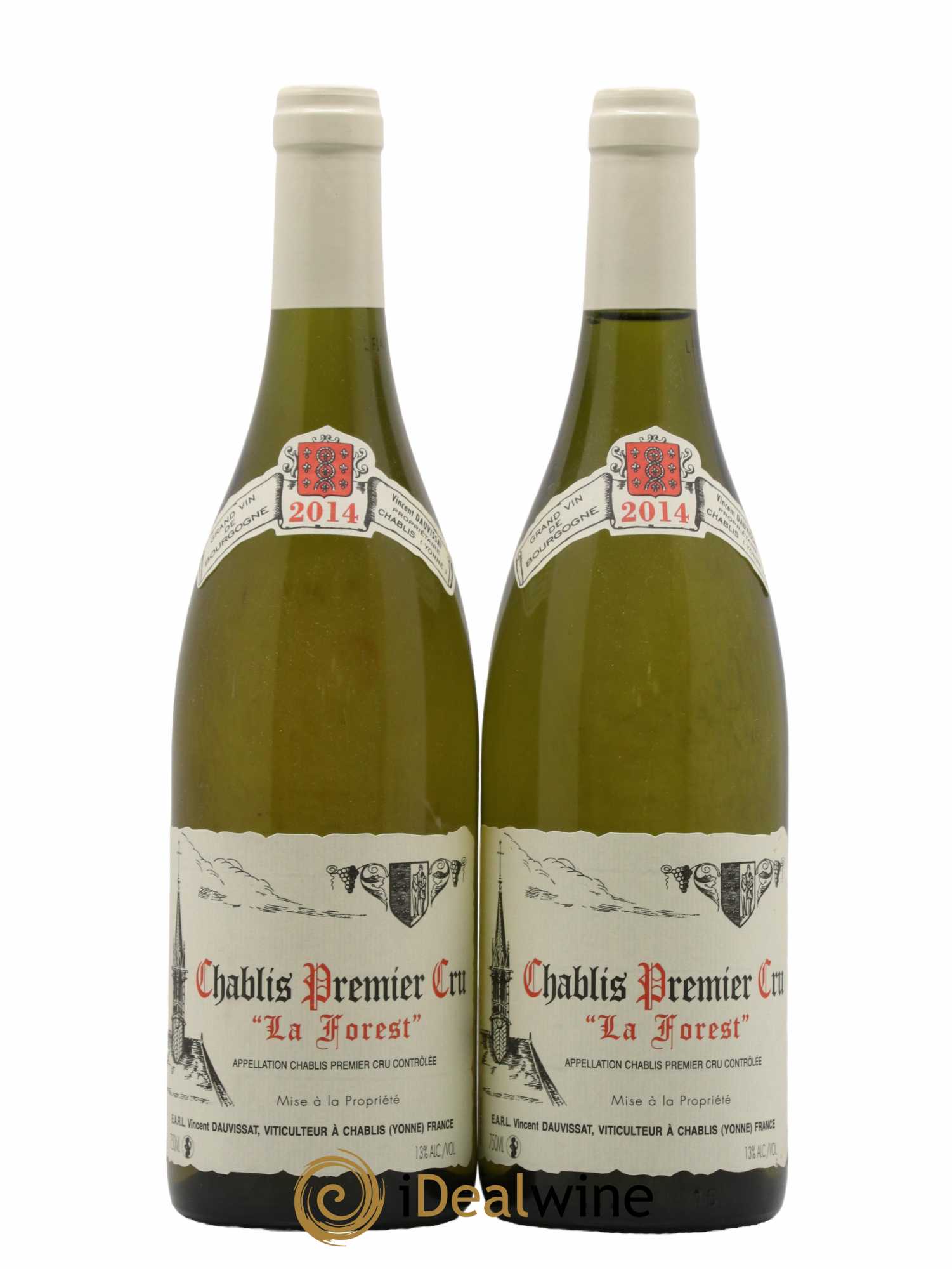 Chablis 1er Cru La Forest Vincent Dauvissat (Domaine) 2014 - Lot de 2 bouteilles - 0